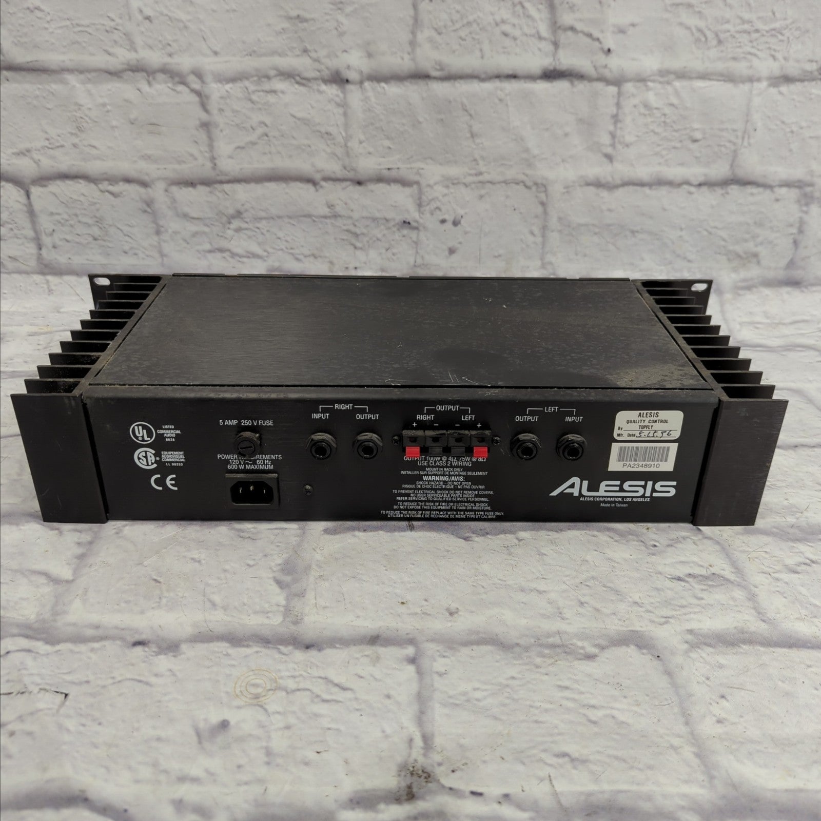 Alesis RA100 Reference Power Amp