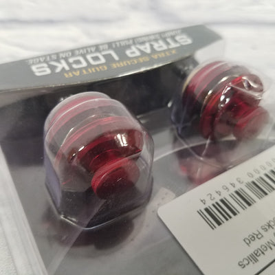 Hennessey Metallics Strap Locks Red