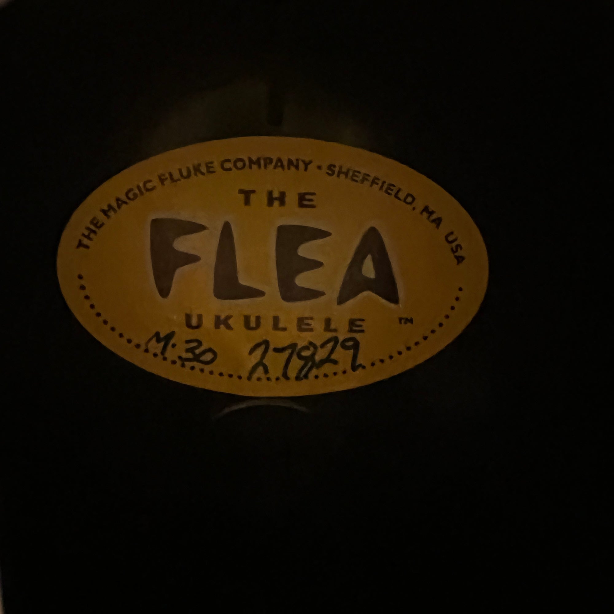 Magic Fluke The Flea Yellow Ukulele with Gig Bag