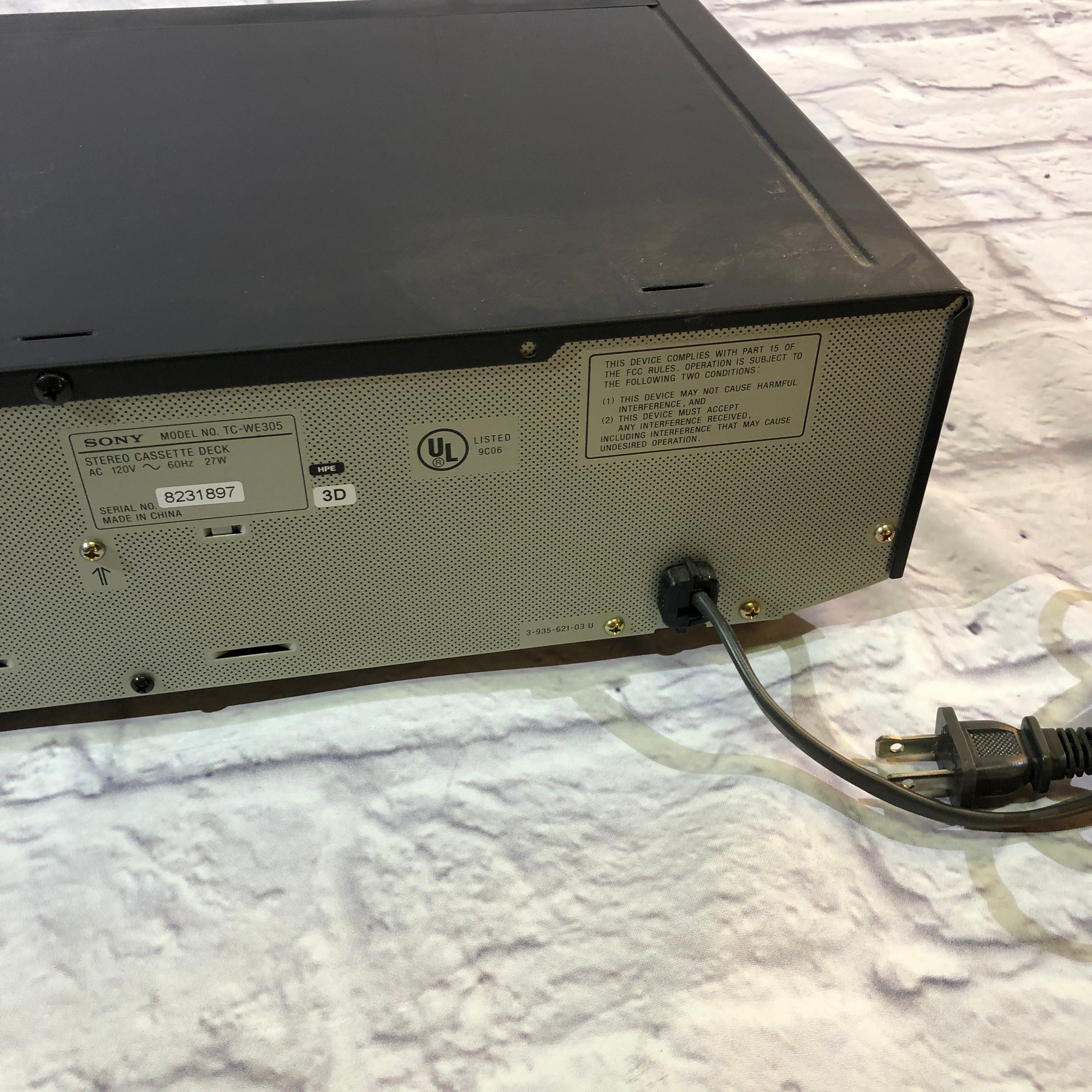 Sony Stereo TC-WE305 Stereo Cassette Deck