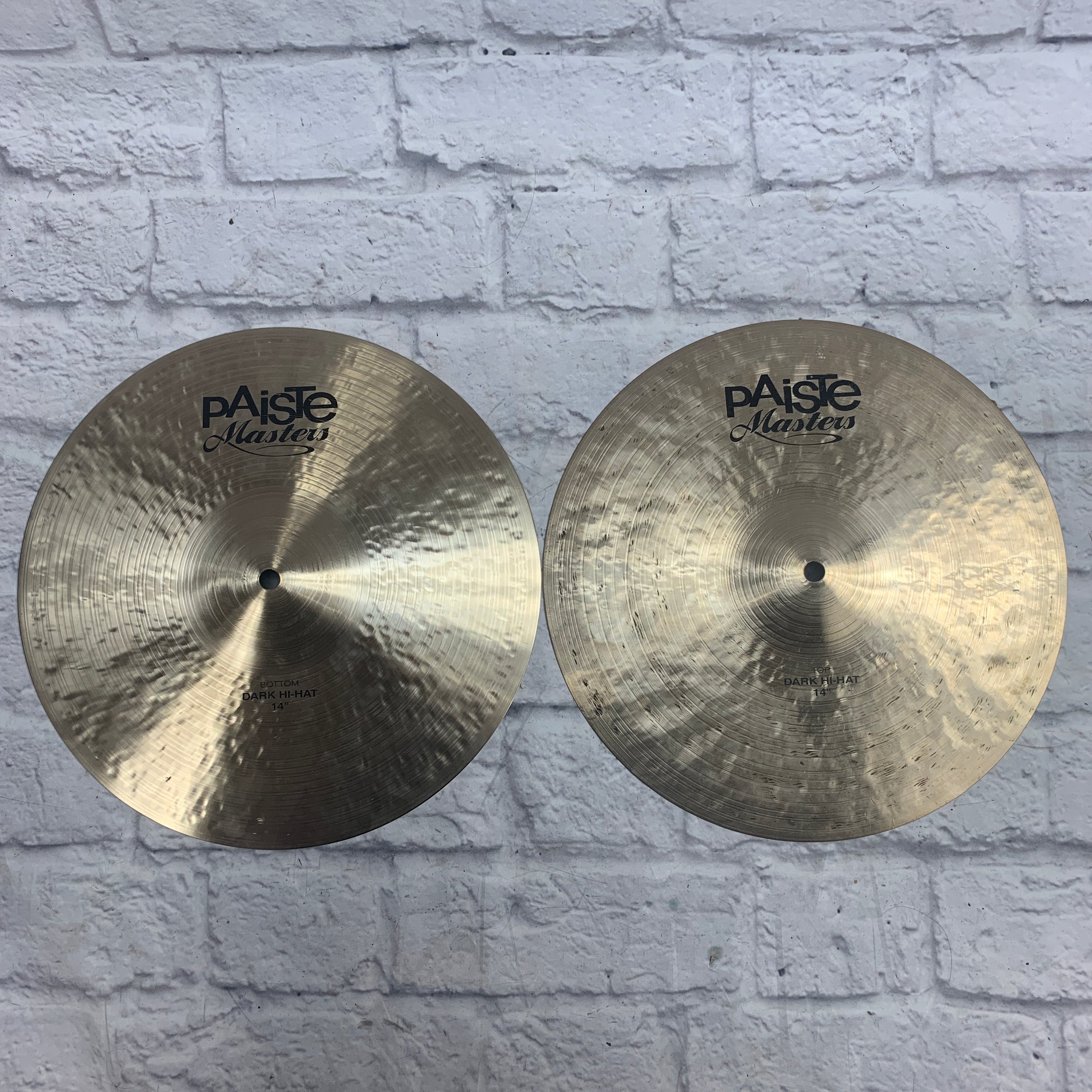Paiste 14 Masters Dark Hi Hat Cymbal Pair