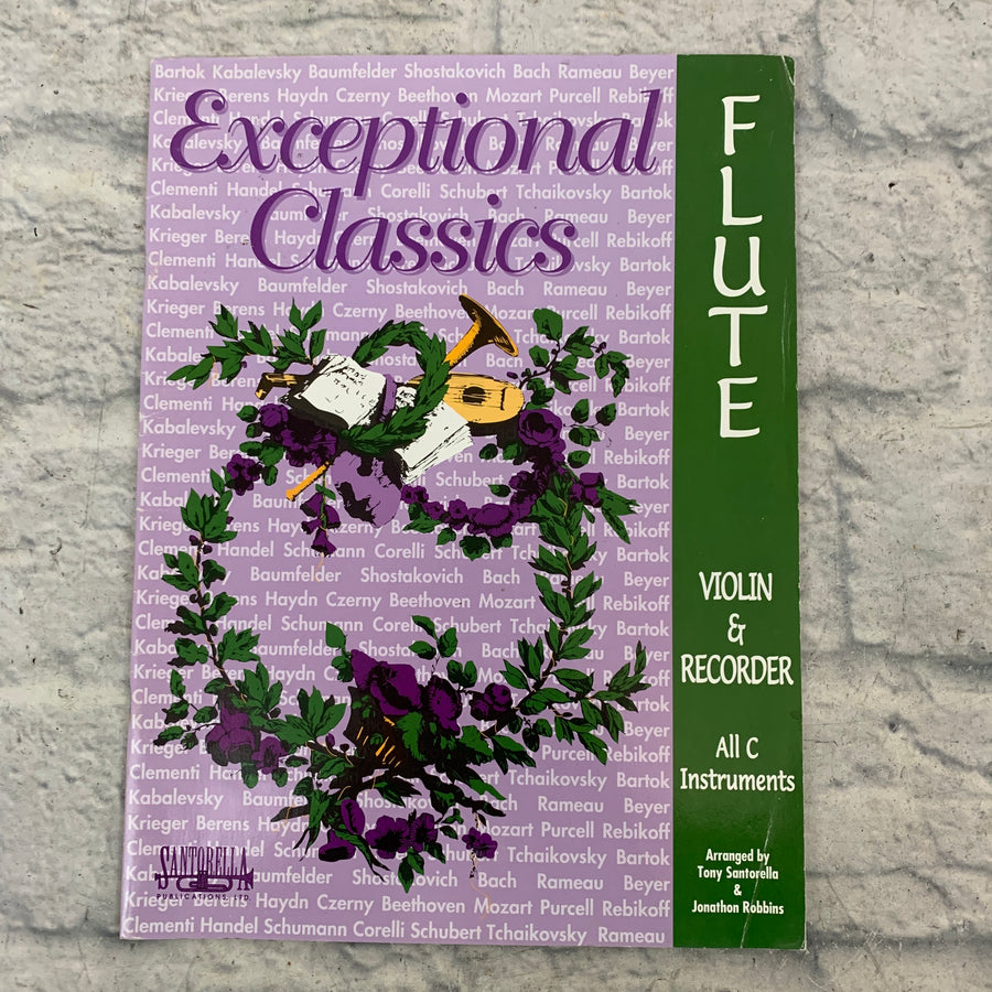 Santorella Exceptional Classics Flute Violin Recorder C Instrument