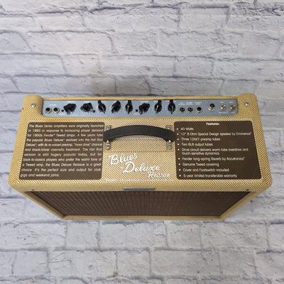 Fender Blues Deluxe Reissue 2-Channel 40-Watt 1x12" Guitar Combo