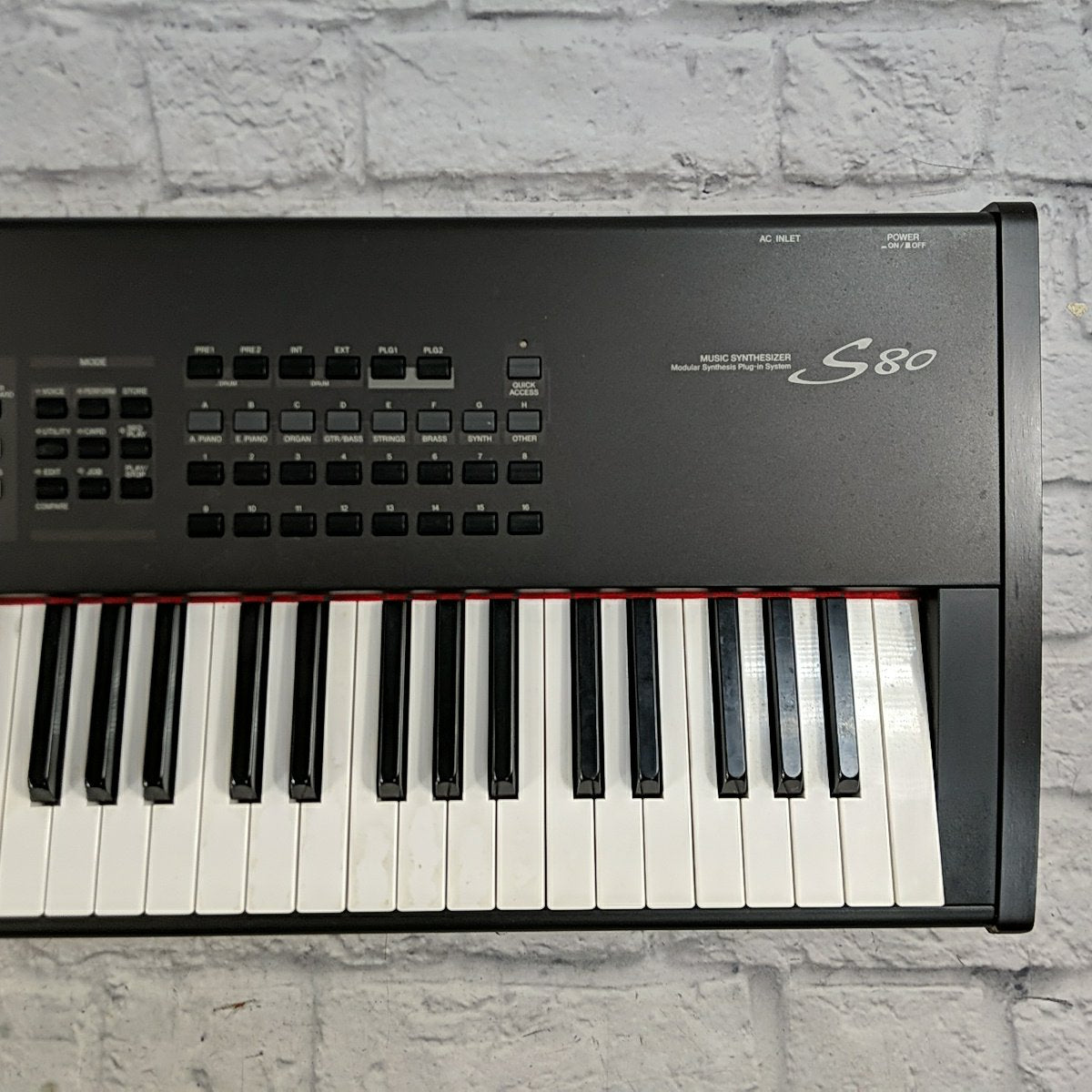 Yamaha S-80 88-key Weighted Workstation Synthesizer Digital Synth