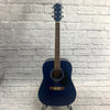 Palmer Dreadnaught Acoustic Guitar Blue