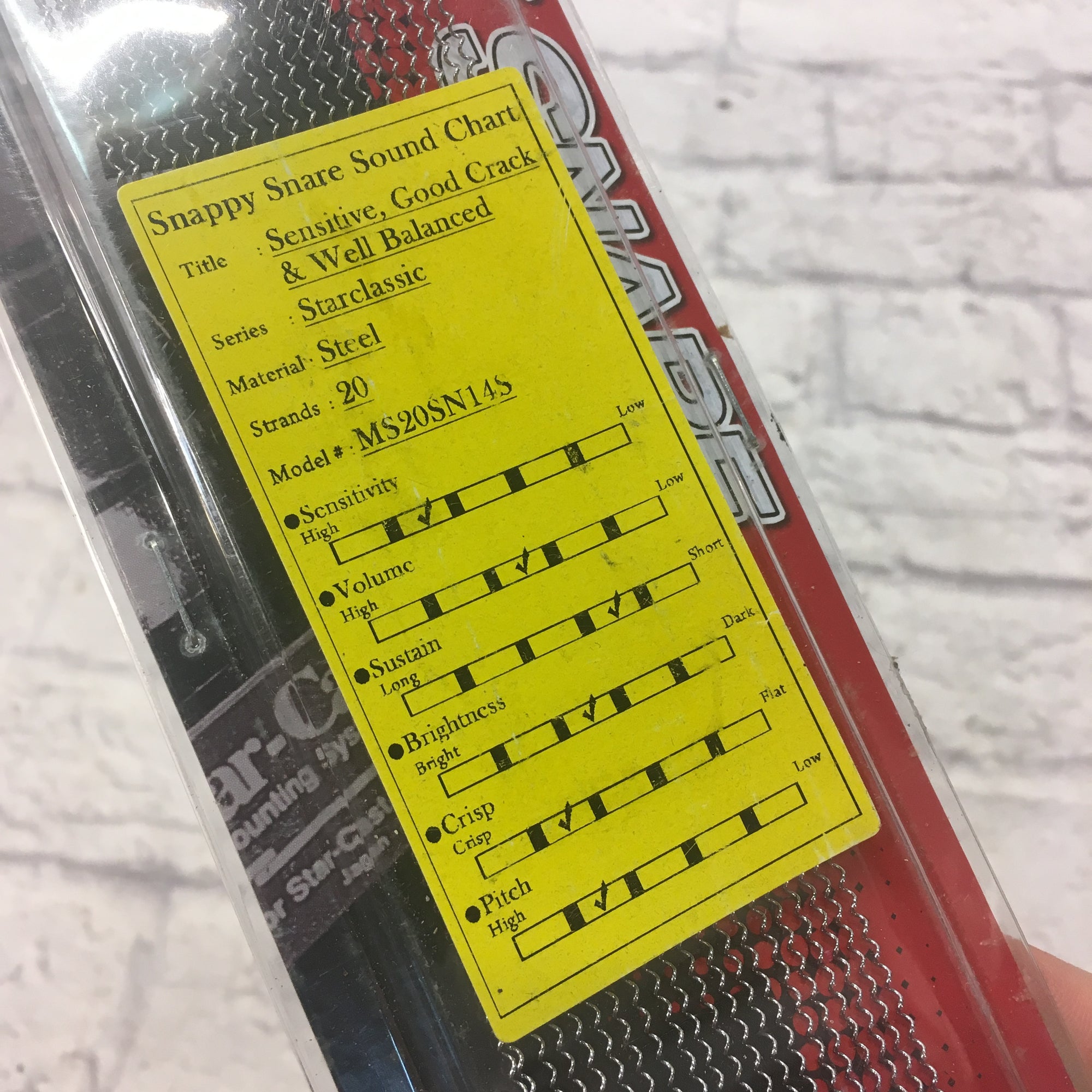 Tama Starclassic 14in MS20SN14S 20 Strand Carbon Steel Snare Drum Wires