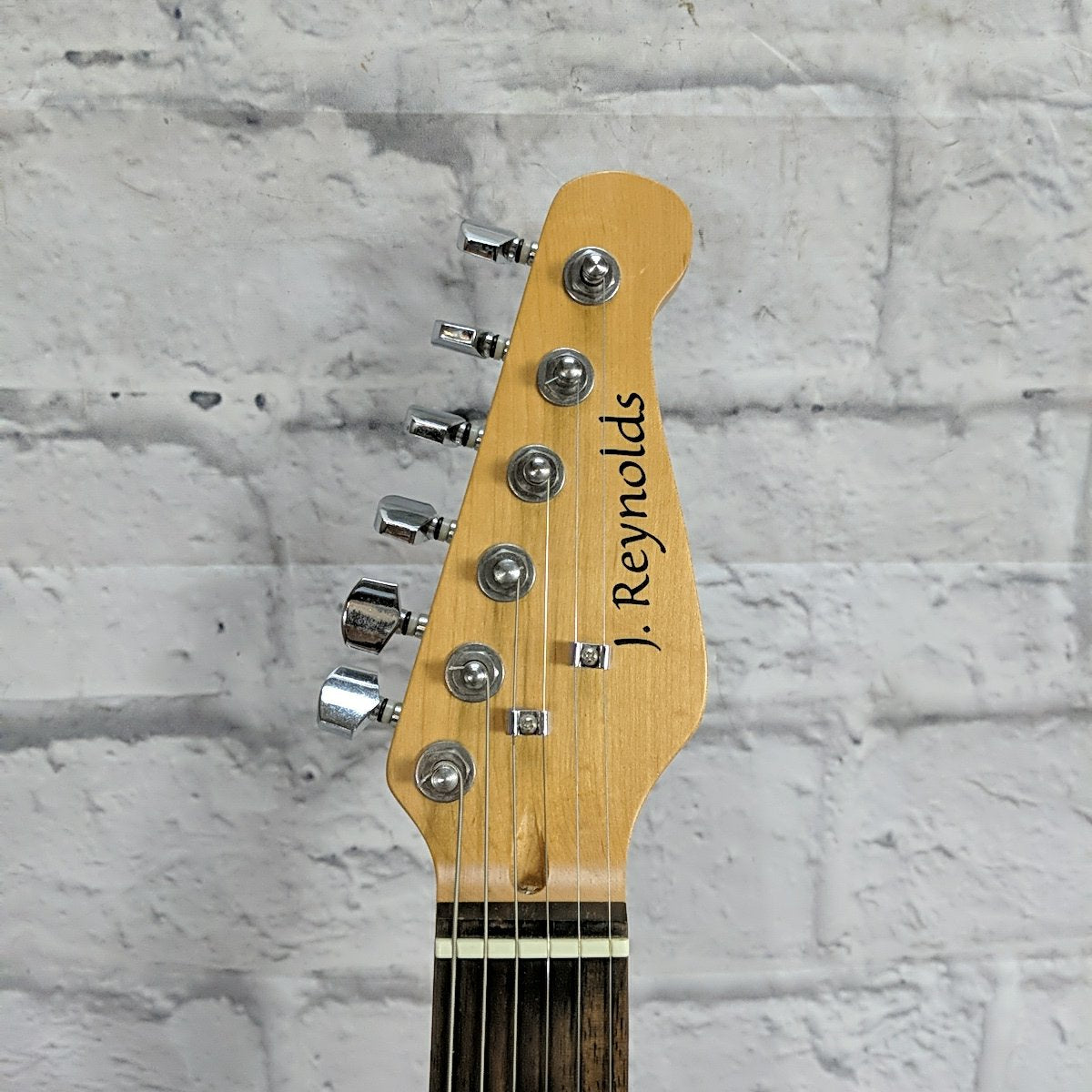 J Reynolds Strat Style Electric Guitar Black Evolution Music