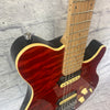 Sterling by Music Man SUB Axis AX3 Transparent Red