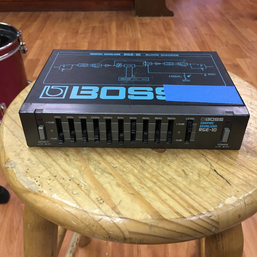 Boss RGE-10 Rack Equalizer w Power Supply