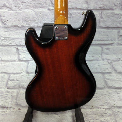 Vintage 1960s Kingston Swinger Short Scale MIJ Electric Guitar w/ Original Case and 60's Guitar Strap