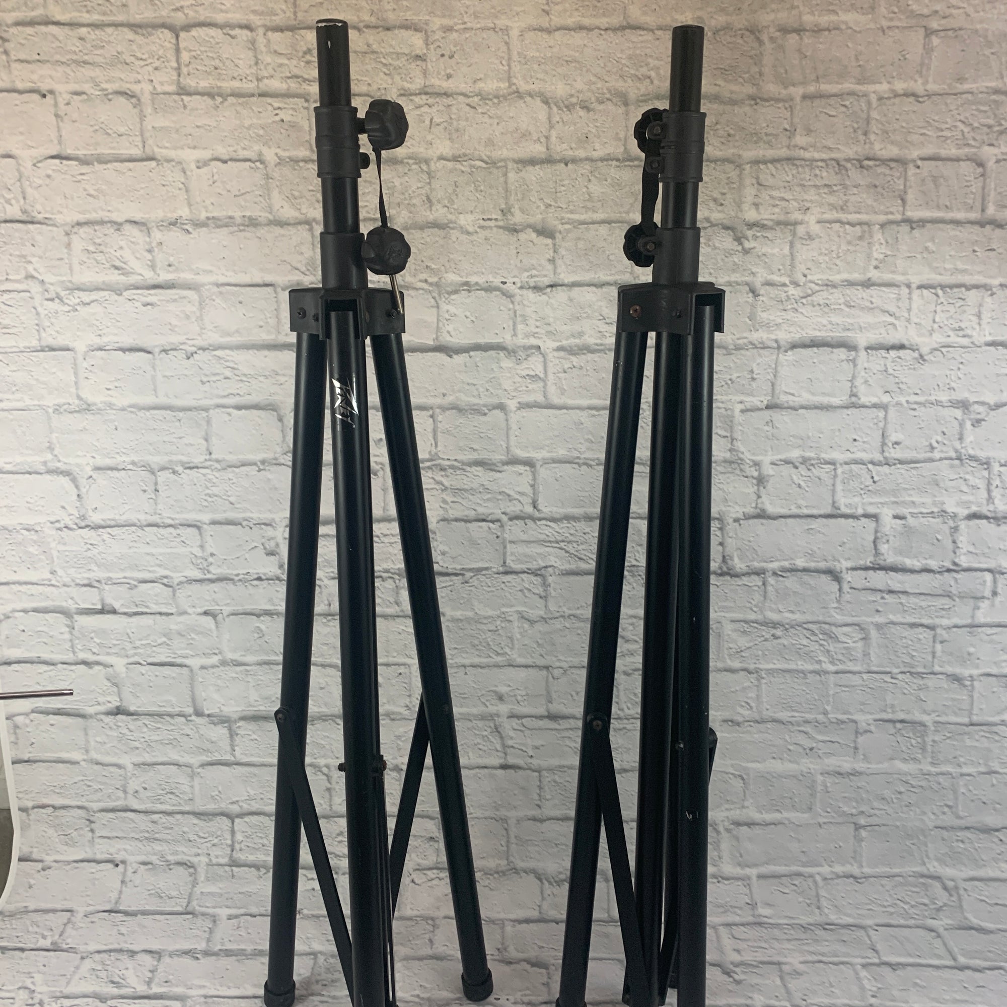 Peavey PV115 Speaker Pair w/ Stands