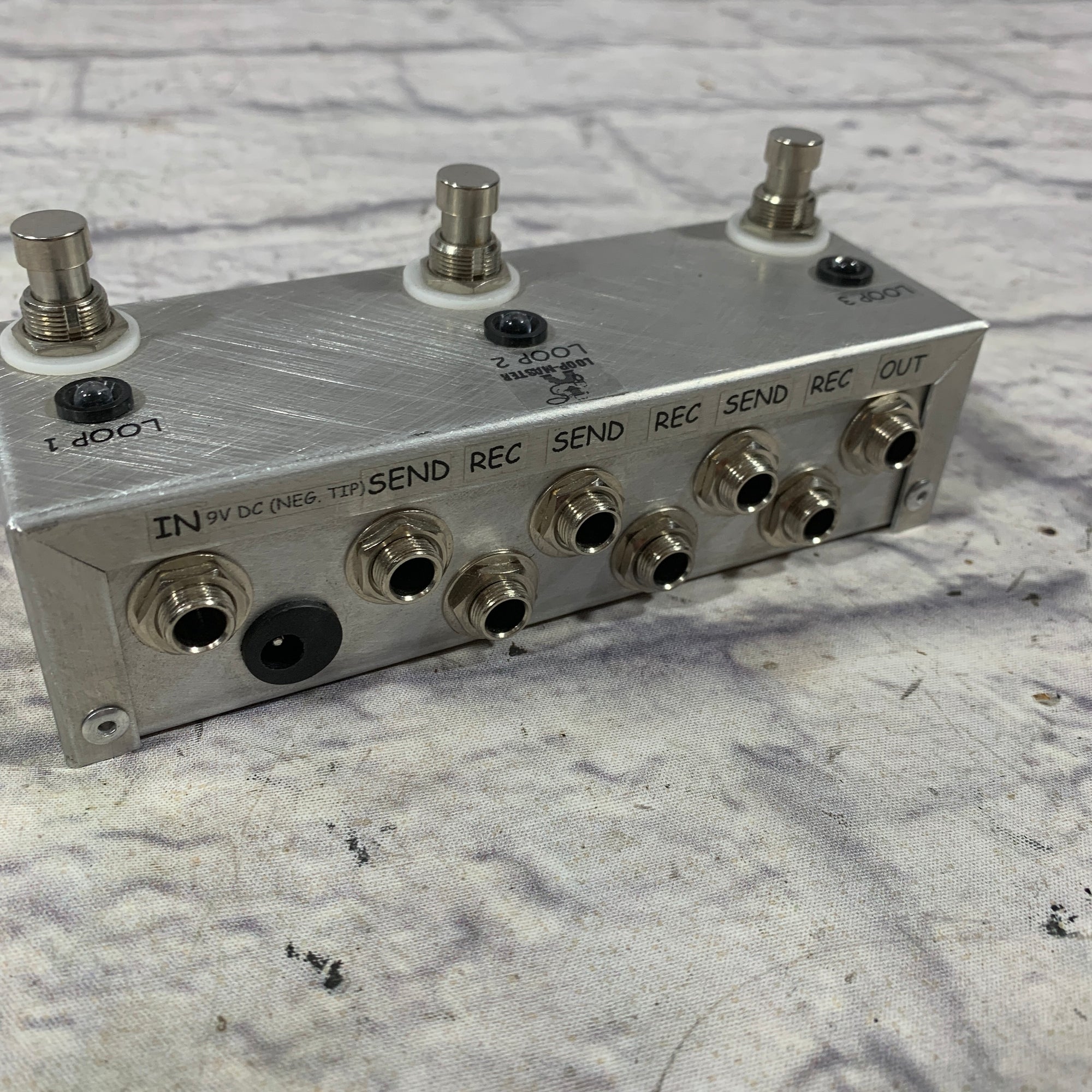 switcher looper pedal Loop-Master 3 Loop True Bypass Pedal Switcher