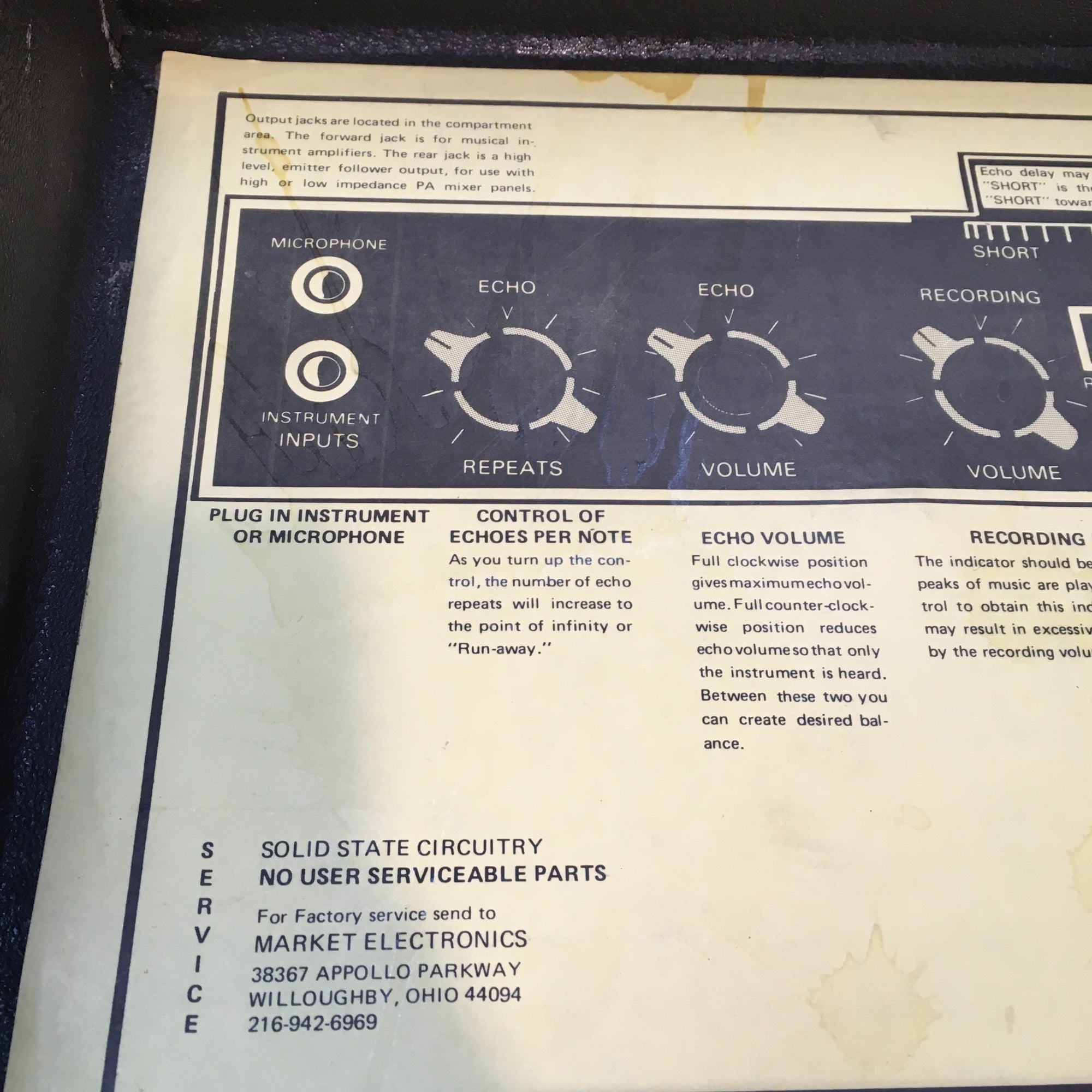 Vintage 1970's Maestro Echoplex EP-4 Solid State Tape Delay