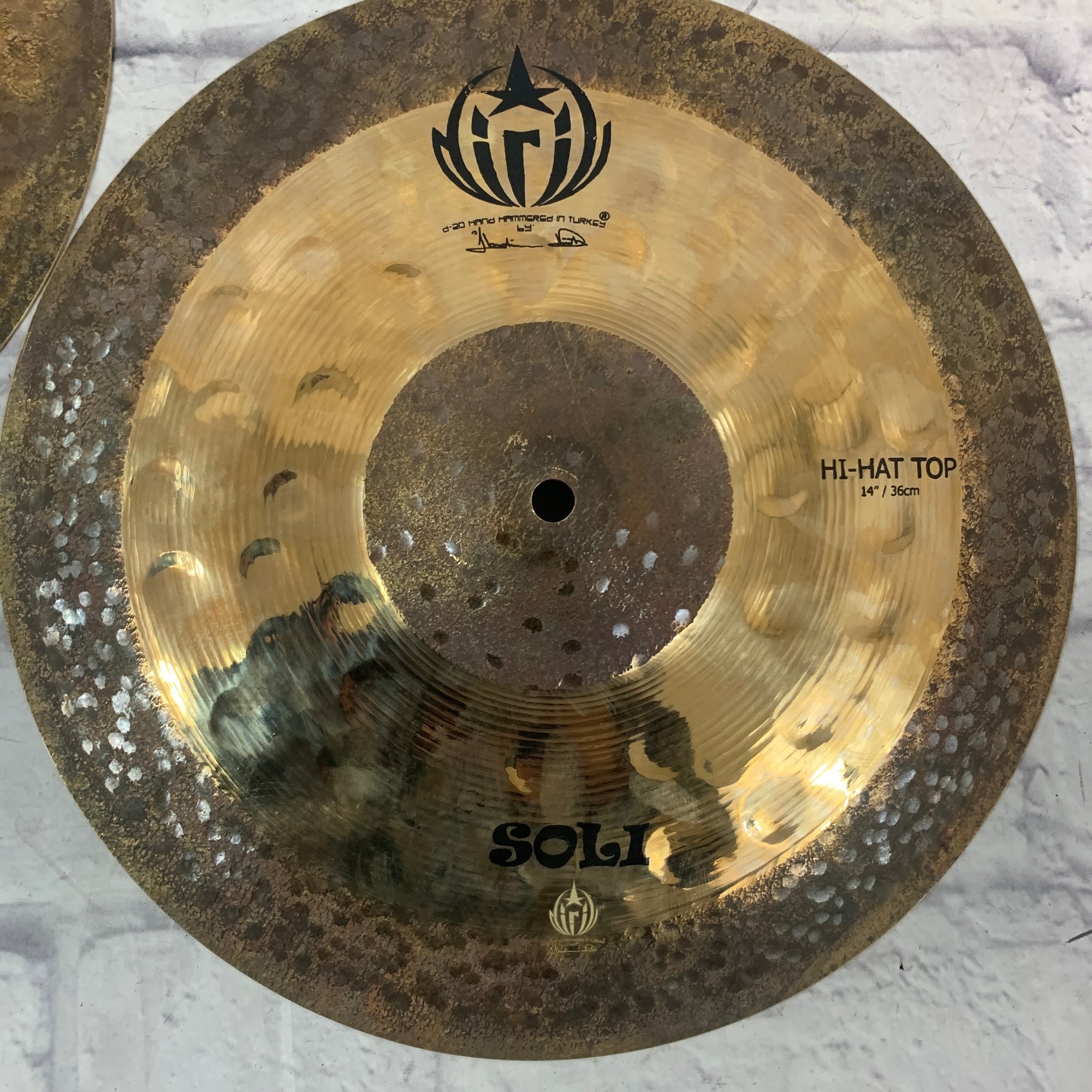 Diril Soli 14" Hi Hats CRACKED Hi Hats