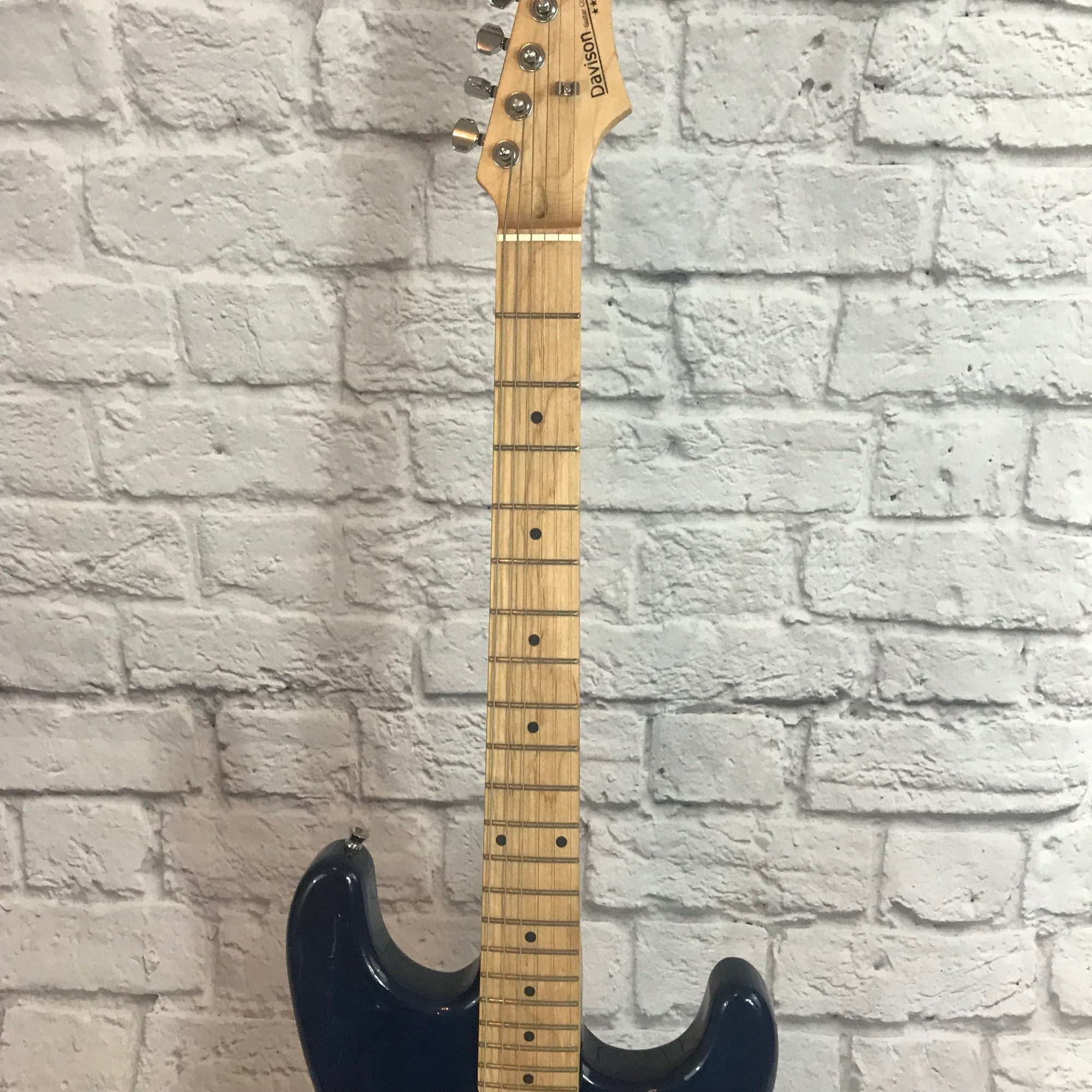 Davison Guitar Company Blue Strat Style Electric Guitar