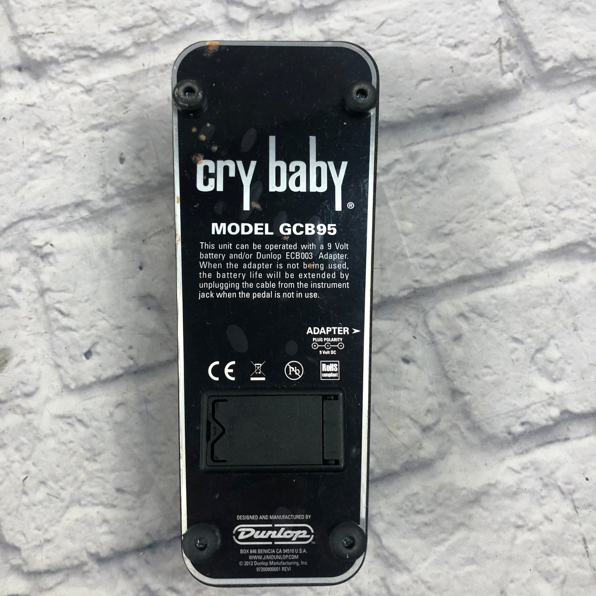 Dunlop GCB95 Crybaby Wah Pedal