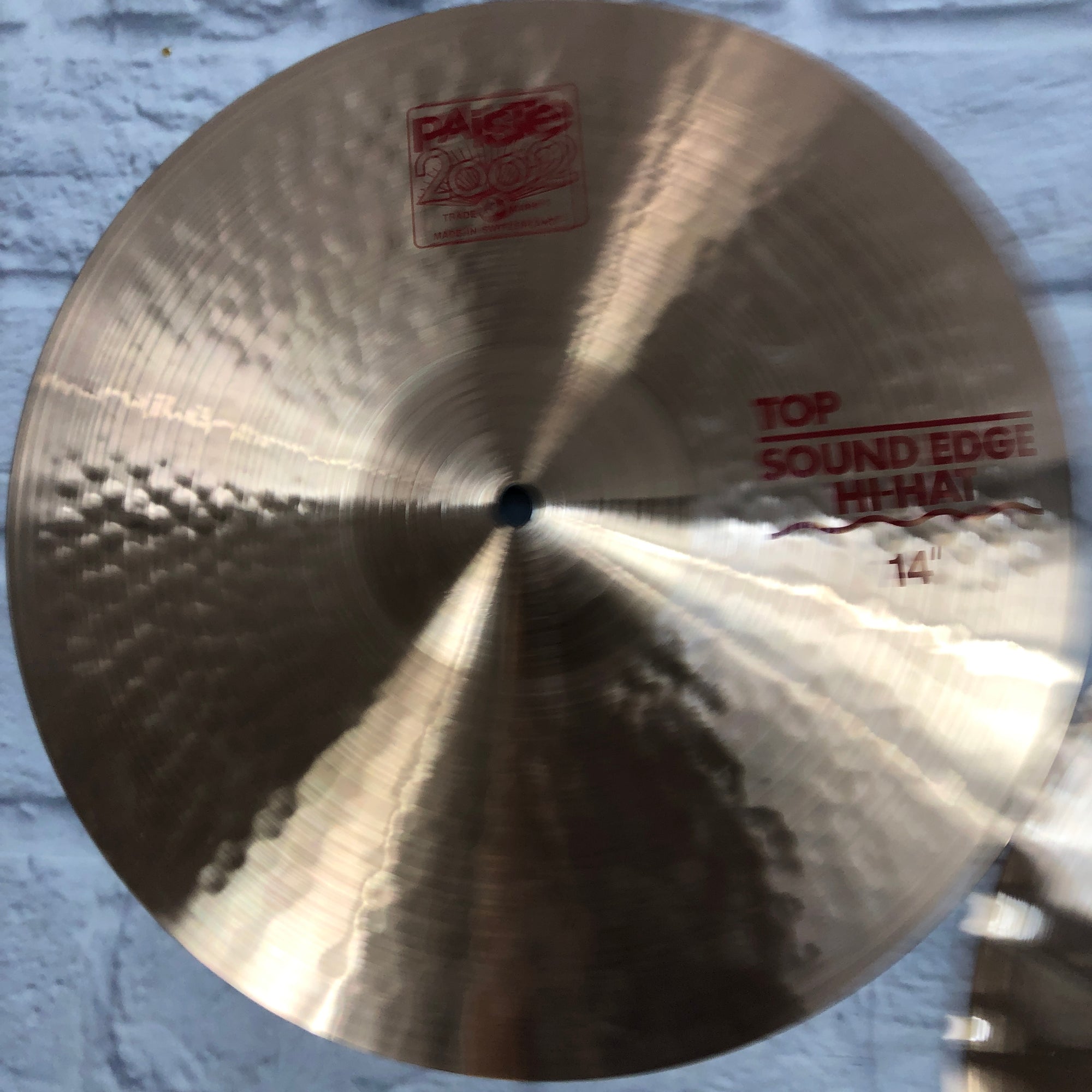 Paiste 14in 2002 Sound Edge Hi Hat Cymbal Pair