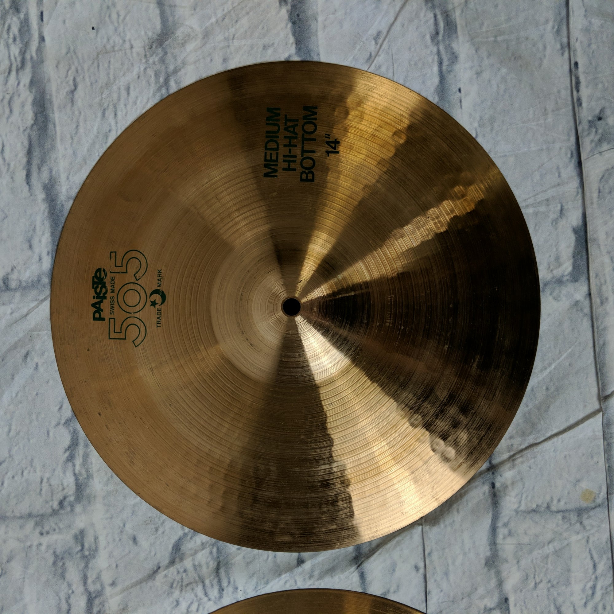 Paiste 505 14" Green Label Medium Hi Hat Cymbals