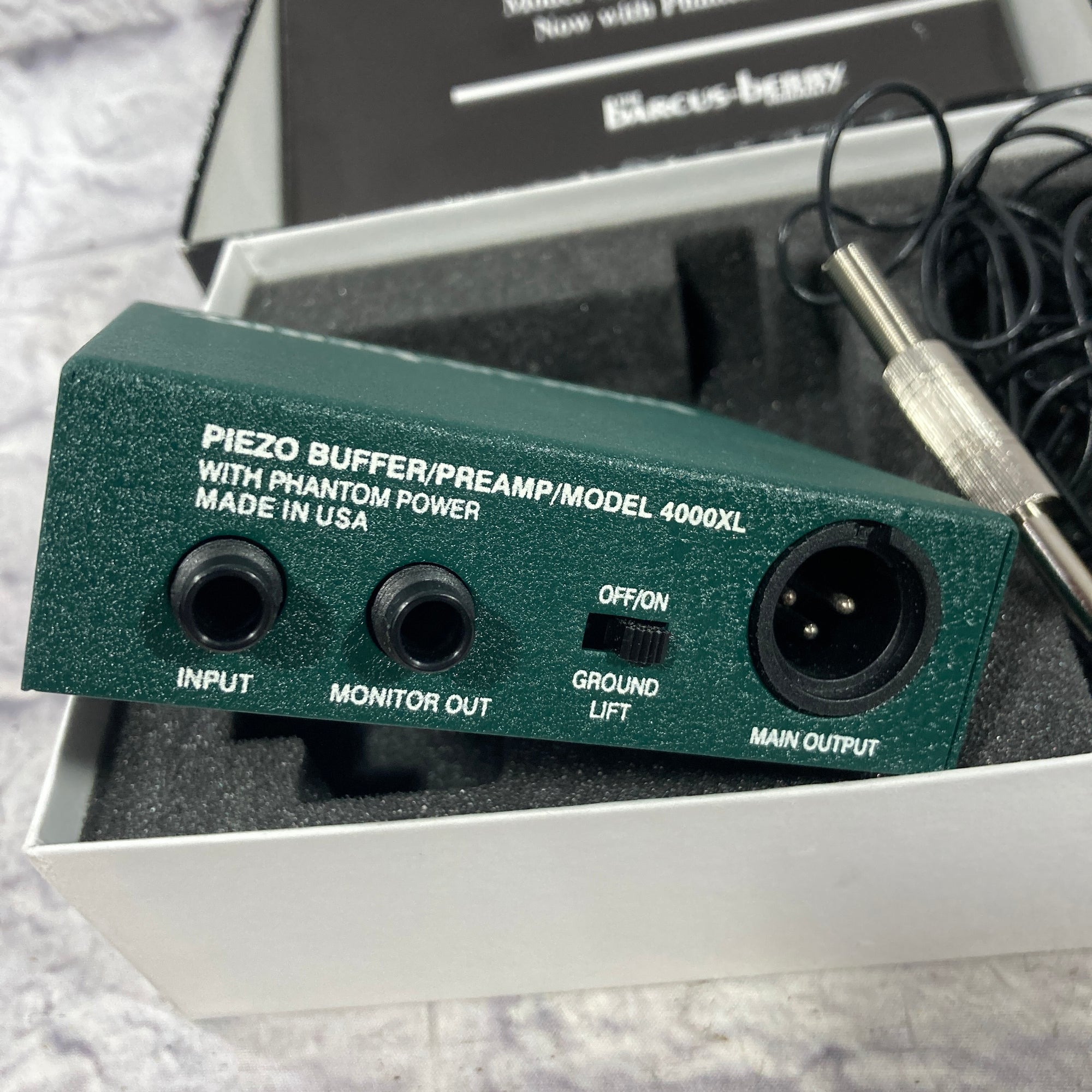 Barcus Berry 4000XL Piezo Buffer / Preamp