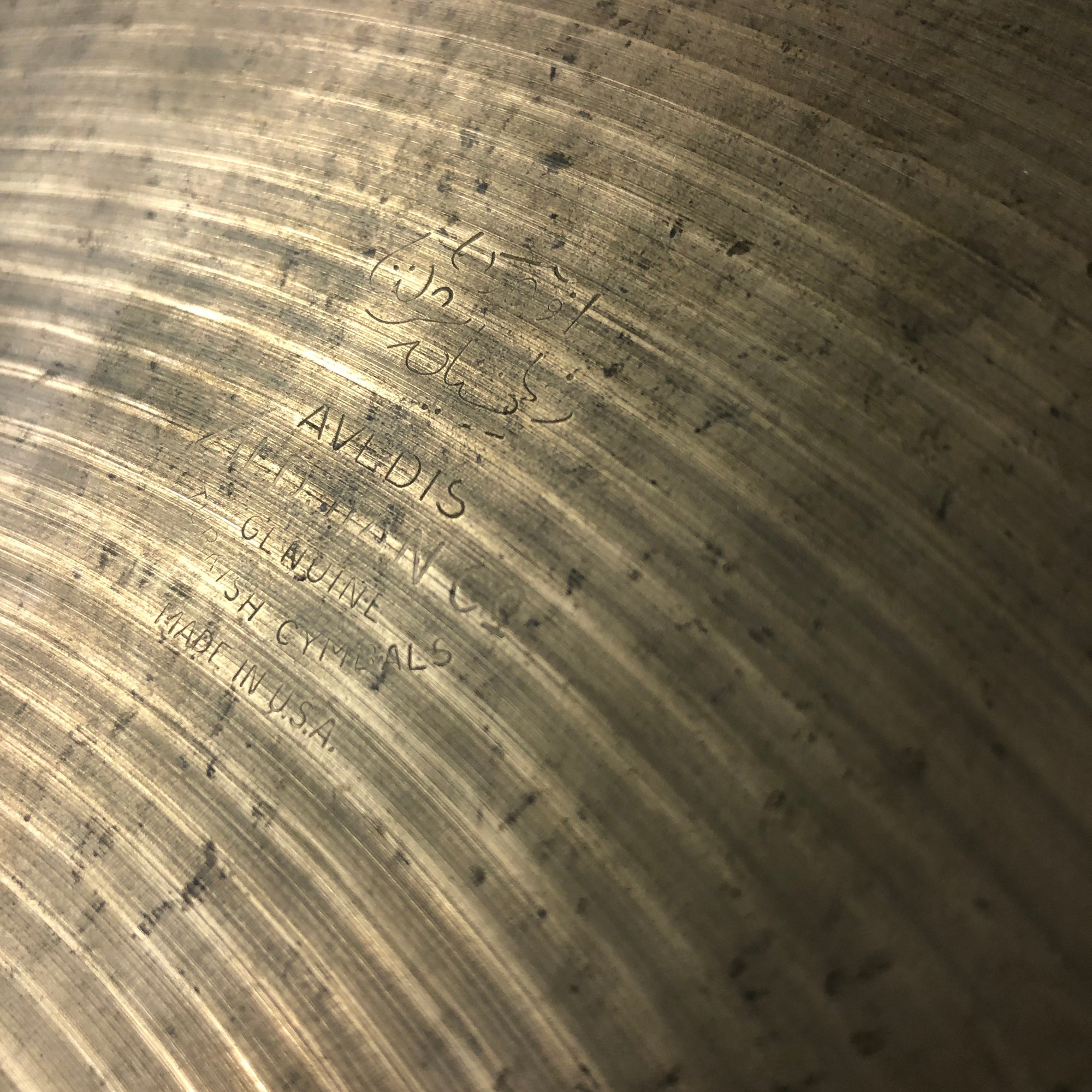 Vintage 1960s Zildjian 14 Hi Hat Cymbal Pair