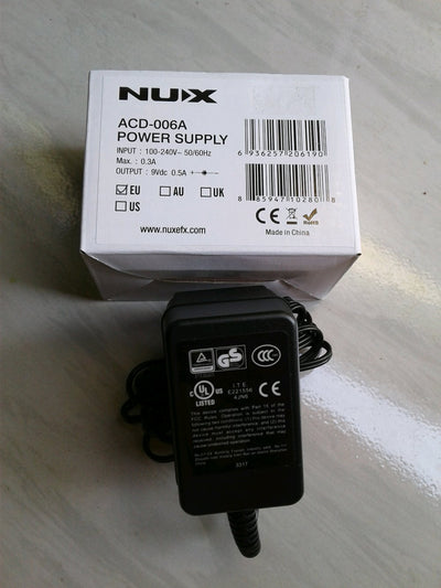 NuX ACD-006A 9Vdc Pedals Power Adapter