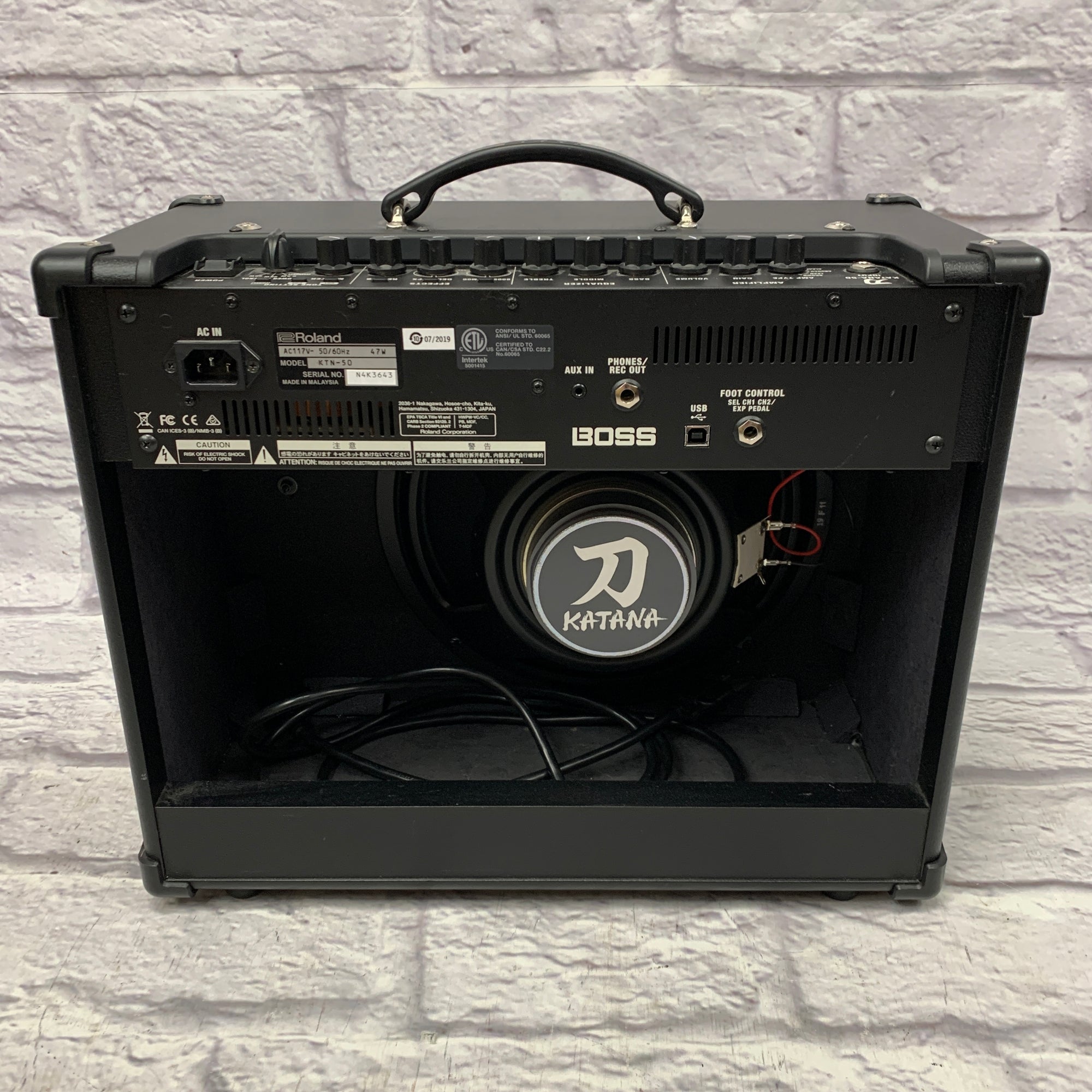 Boss Katana-50 Guitar Combo Amp