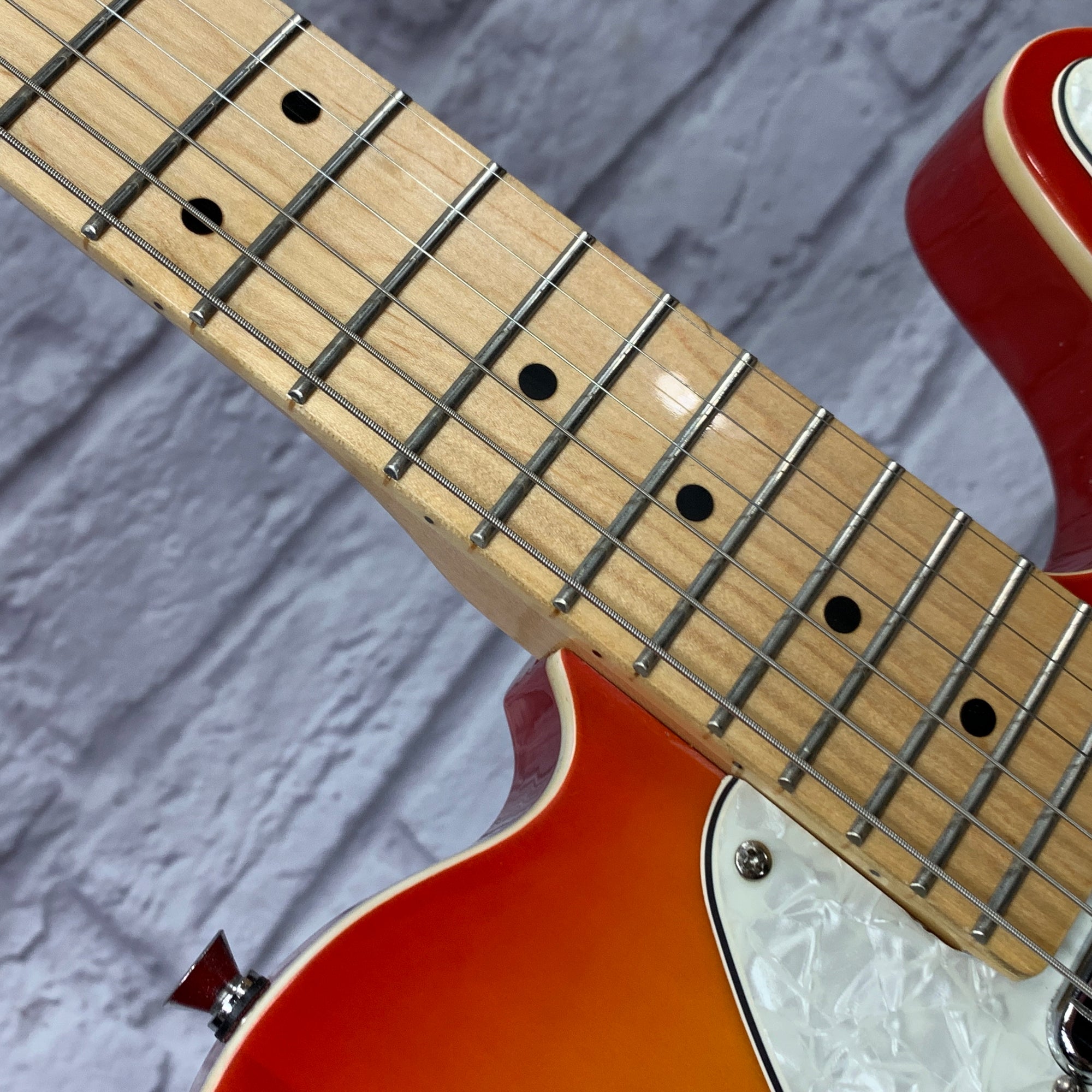 Partscaster Telecaster Electric Guitar Cherry Burst