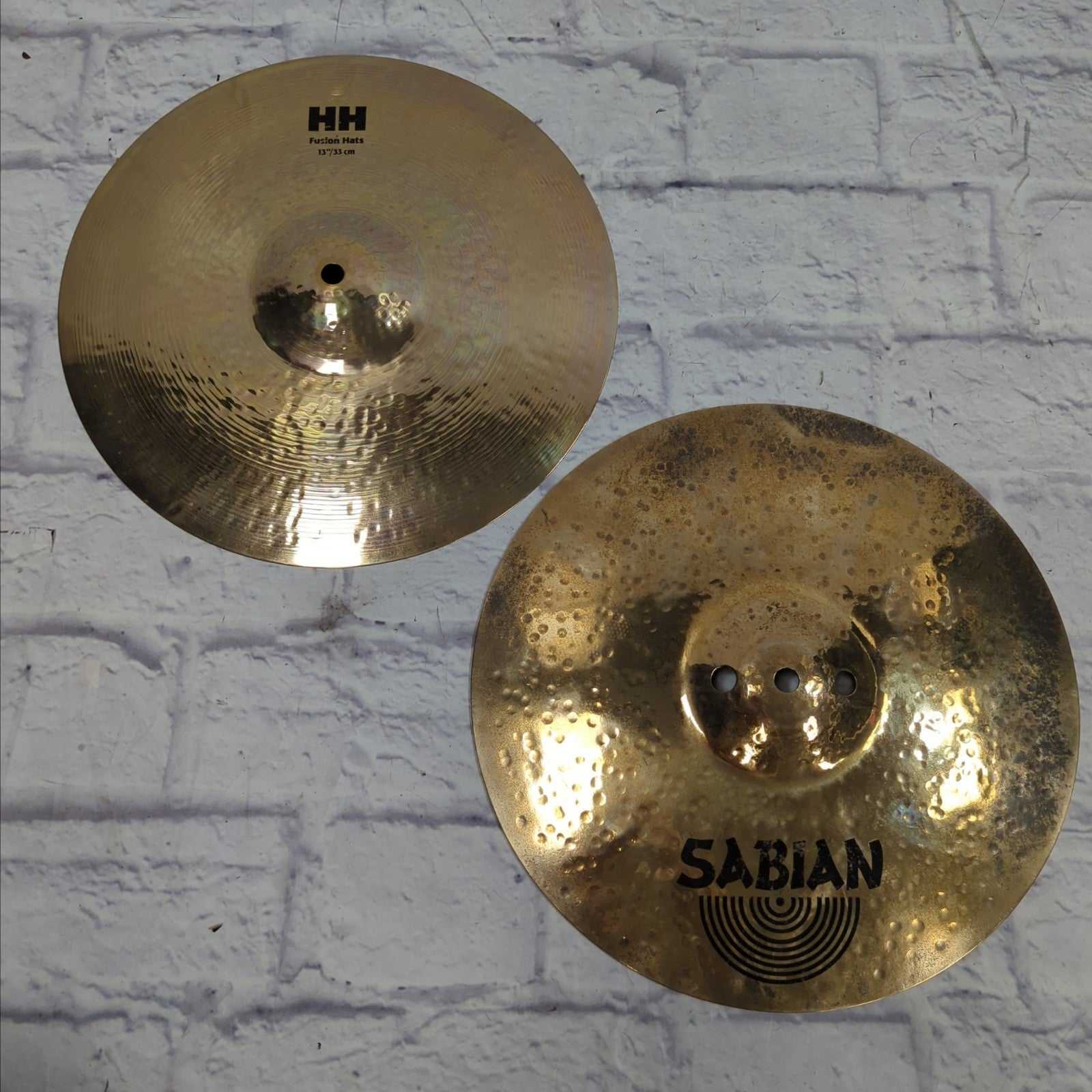 Sabian 13 HH Fusion Evolution Hi Hat Cymbal Pair | Sabian Fusion