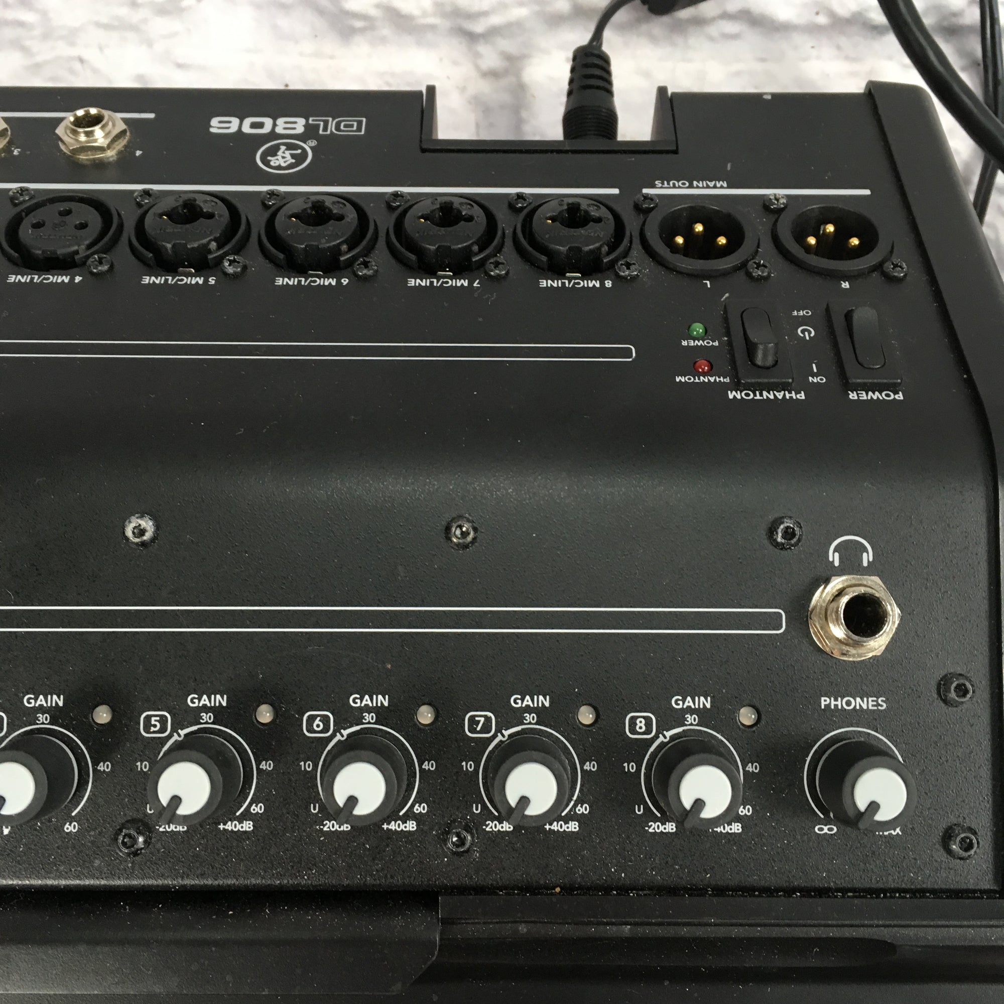 Mackie DL806 Black Digital 8 Channel iPad Mixer