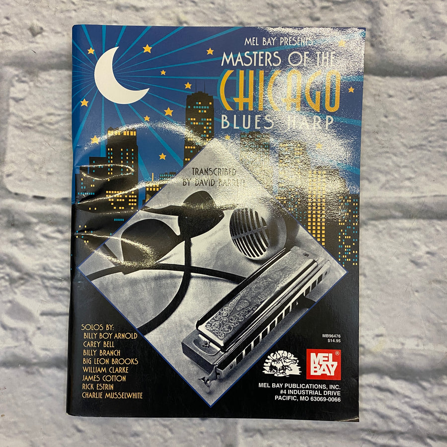 Mel Bay Masters of the Chicago Blues Harp Harmonica Book