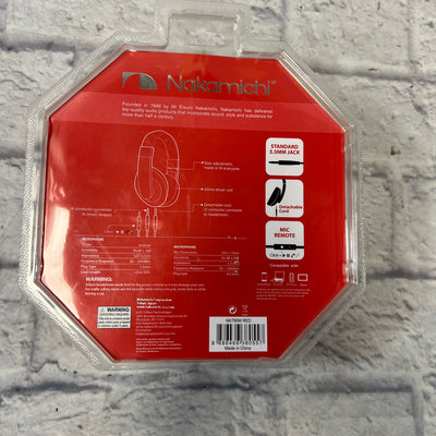 Nakamichi NK780M Red Over Ear Headphones