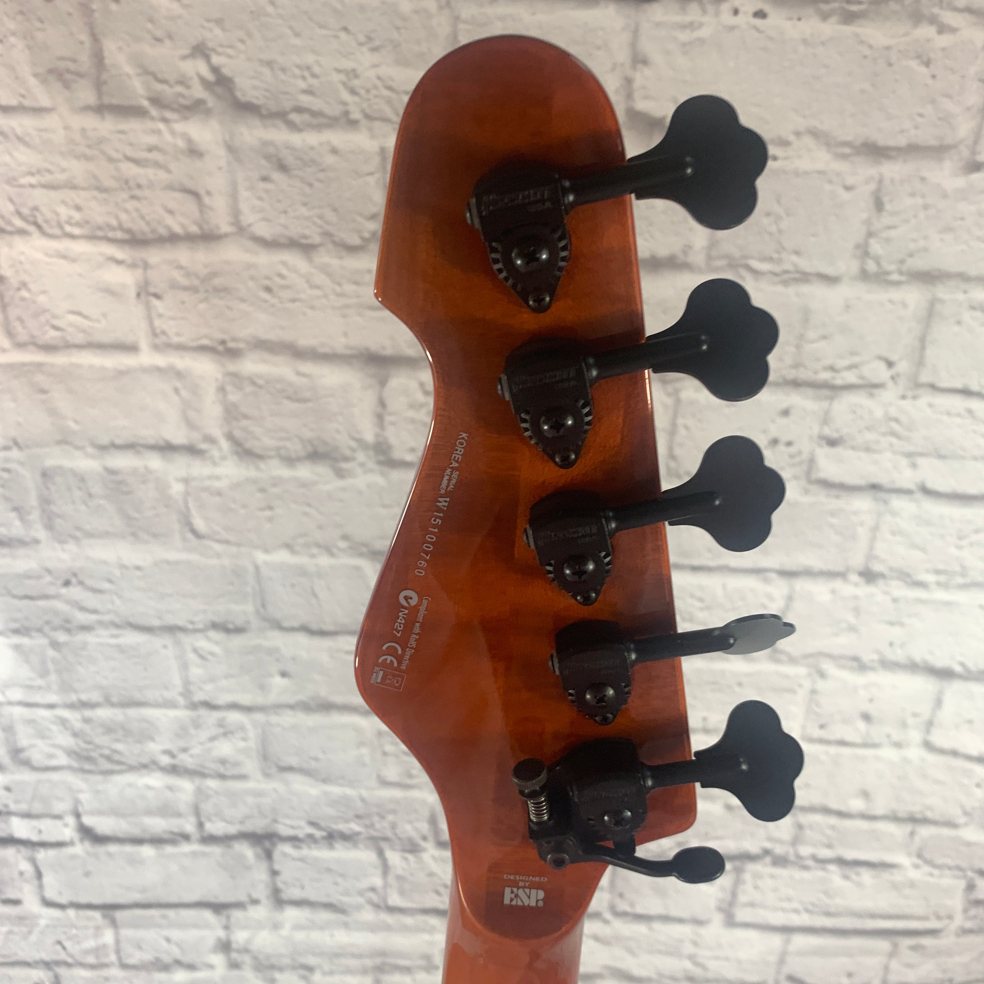 LTD BB-1005 Bunny Brunel 5 String Bass Burnt Orange