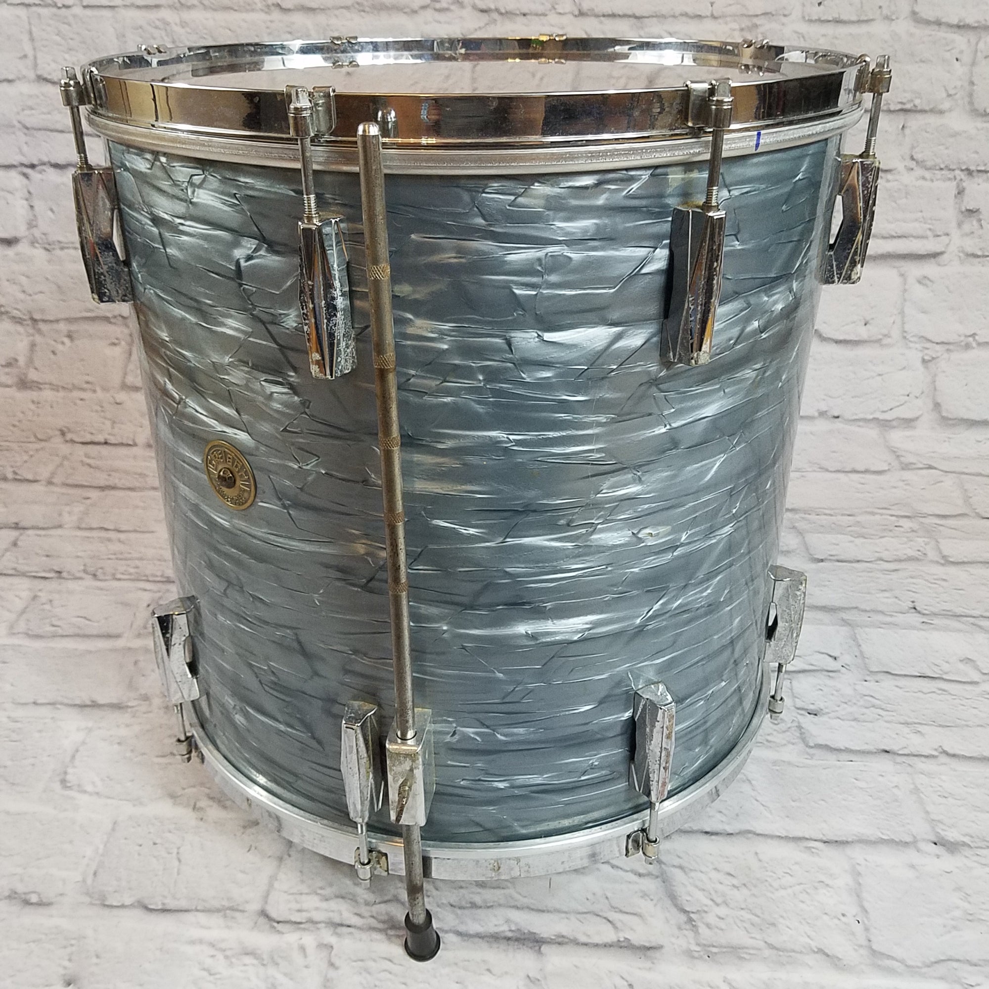 Gretsch 40's Broadcaster Midnight Blue Pearl 16x16 Floor Tom
