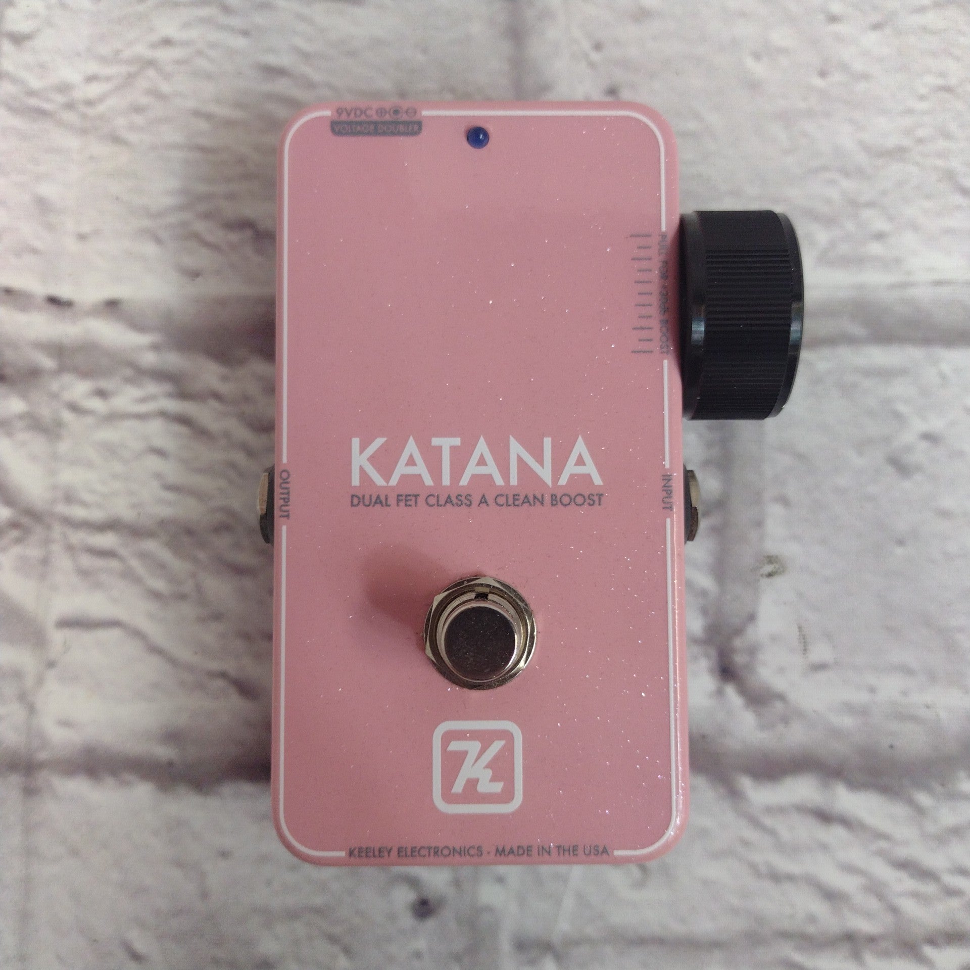 Keeley Katana Clean Boost Limited Edition Sweetwater Pink