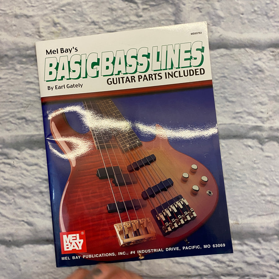 Mel Bay Basic Bass Lines Book