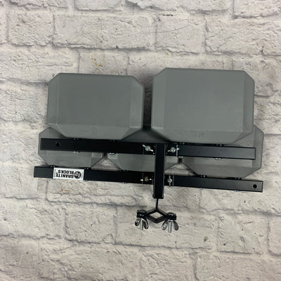 LP Latin Percussion Granite Blocks 5 Pc Set with Mount