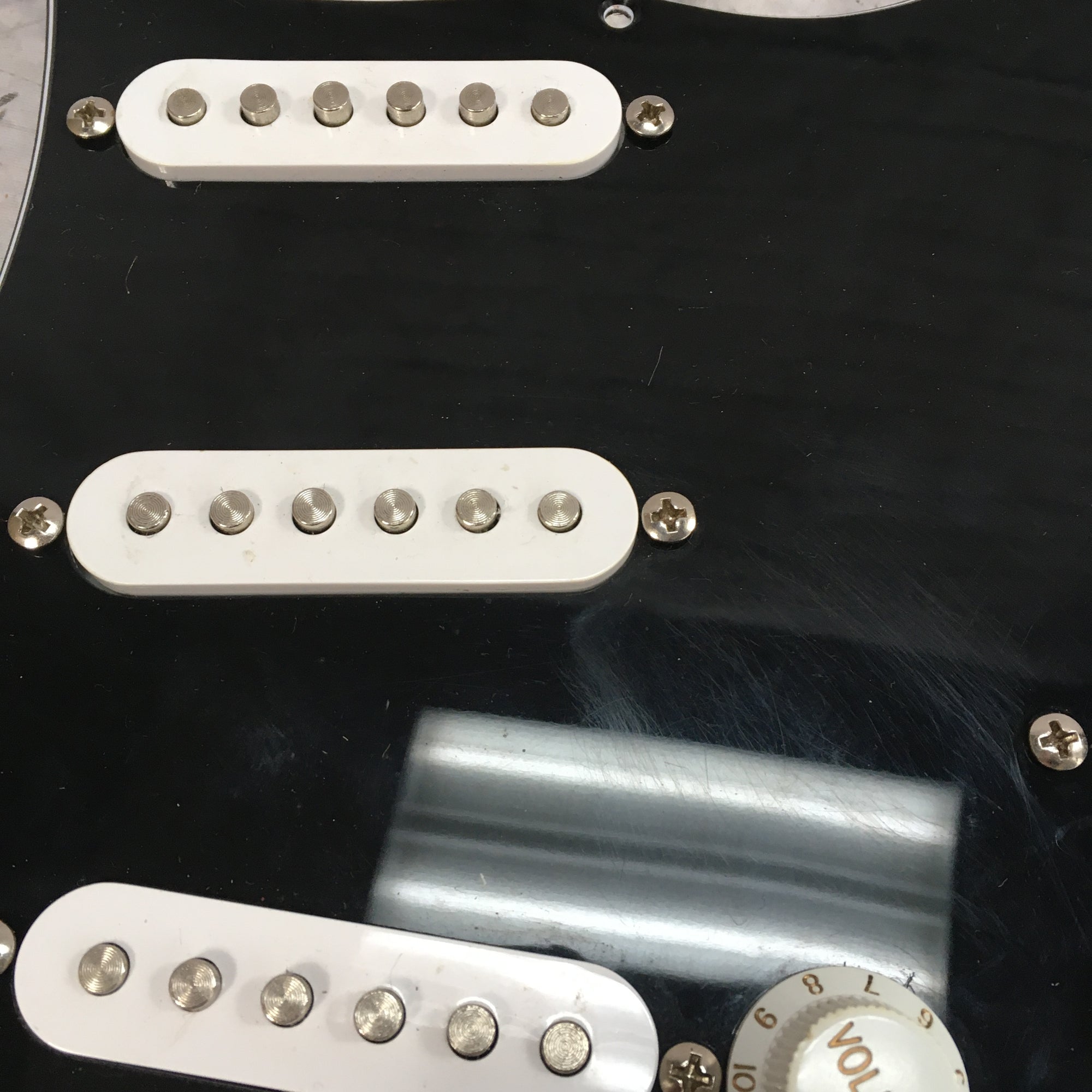 Squier Affinity Series Loaded Pickguard Black SSS