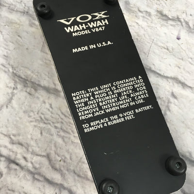 Vox Wah Wah v847
