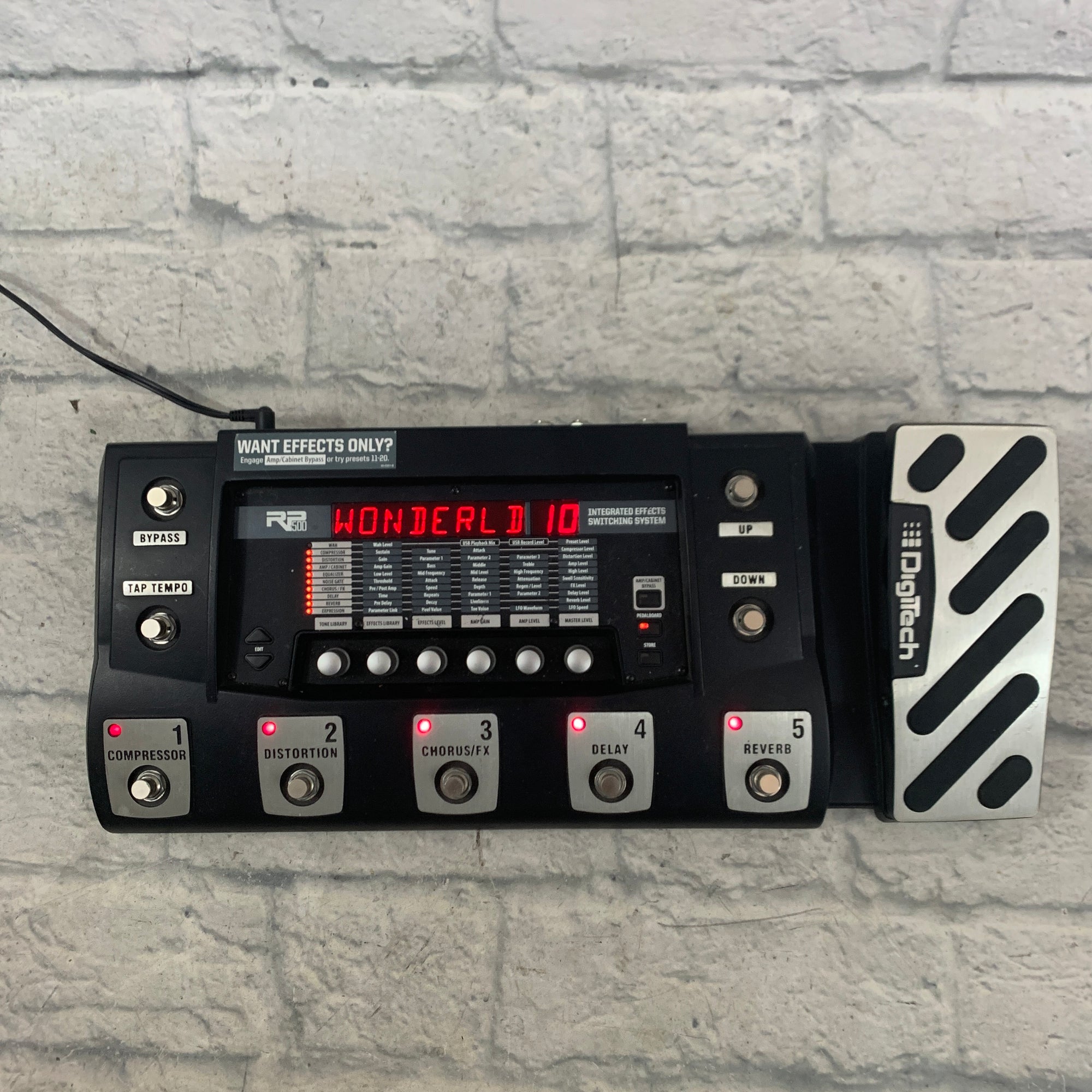 Digitech RP-500 Multi-Effects Integrated Switching System