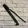 Stephi Black Leather Guitar Strap