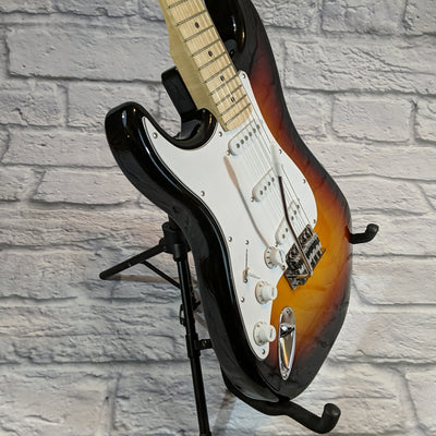 Austin AST100 Tobacco Sunburst Strat Style Left Handed Electric Guitar - New Old Stock