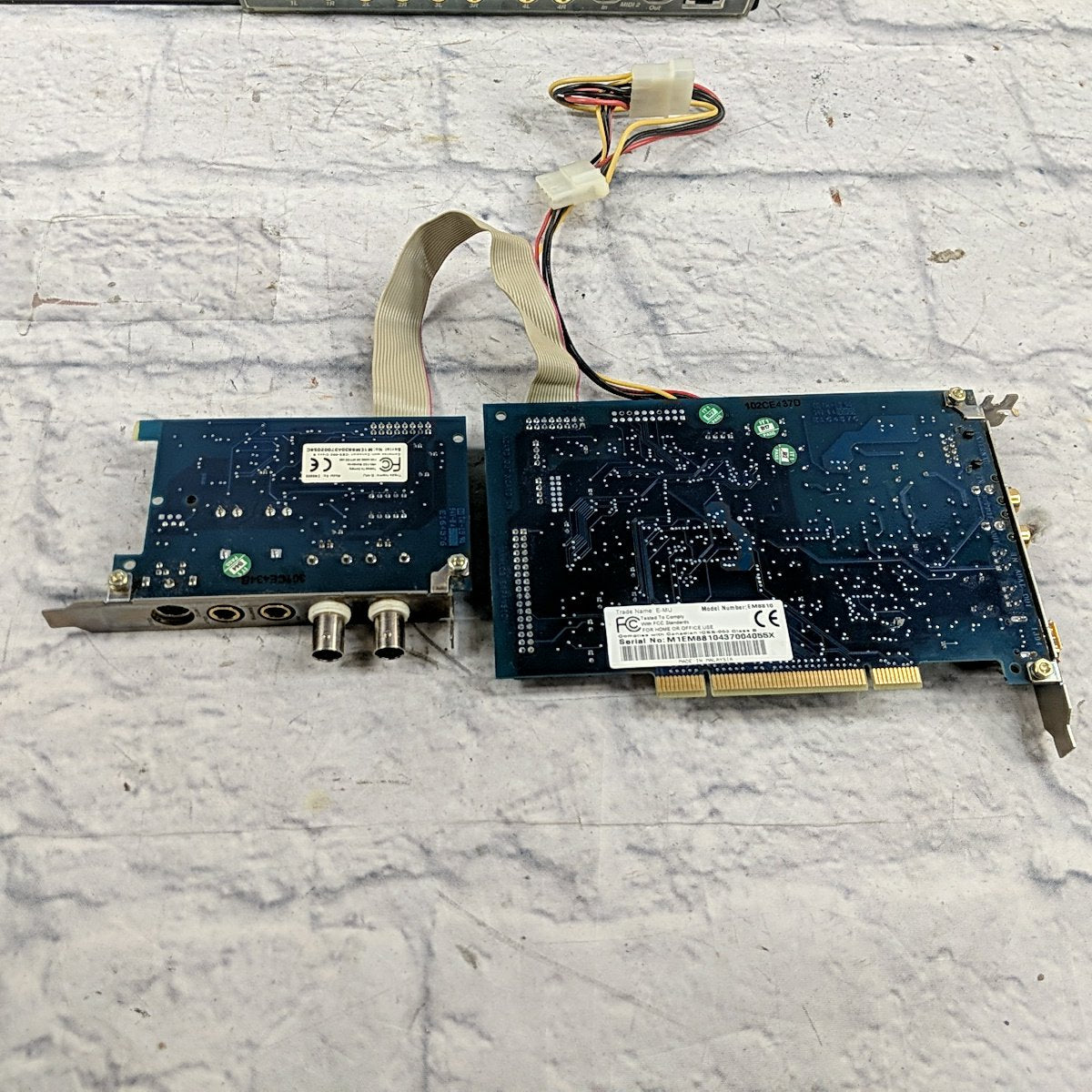 E-MU 1820M 7.1 Channels 24-bit 192KHz PCI Interface Sound Card