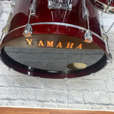 Yamaha Stage Custom 4 Piece Drum Kit Red