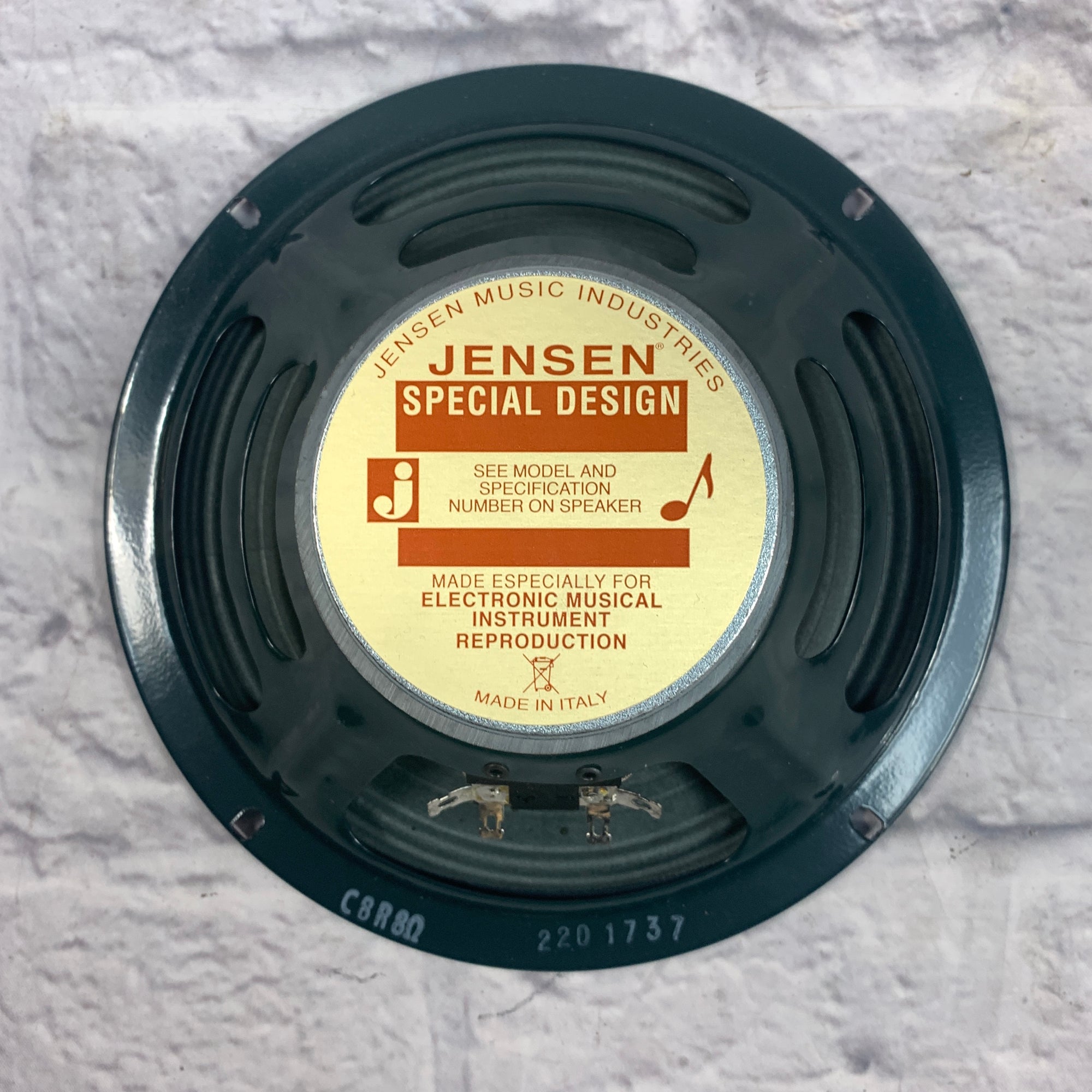 Jensen CR8 8 Ohm Guitar Speaker