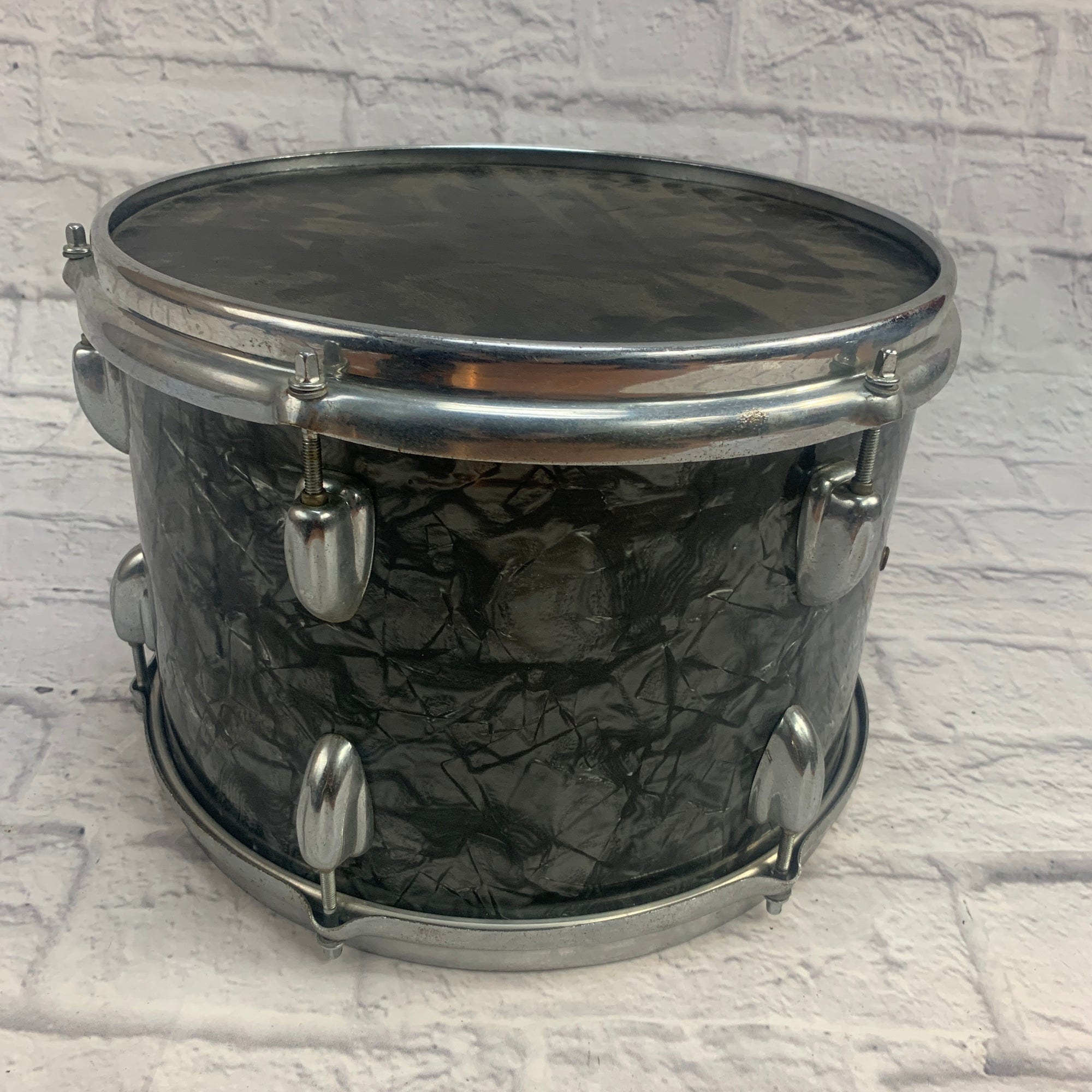 Vintage Made in Japan Rack Tom 12 - Black Diamond Pearl