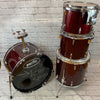 PDP Pacific Drums Red 4 Piece Drum Kit