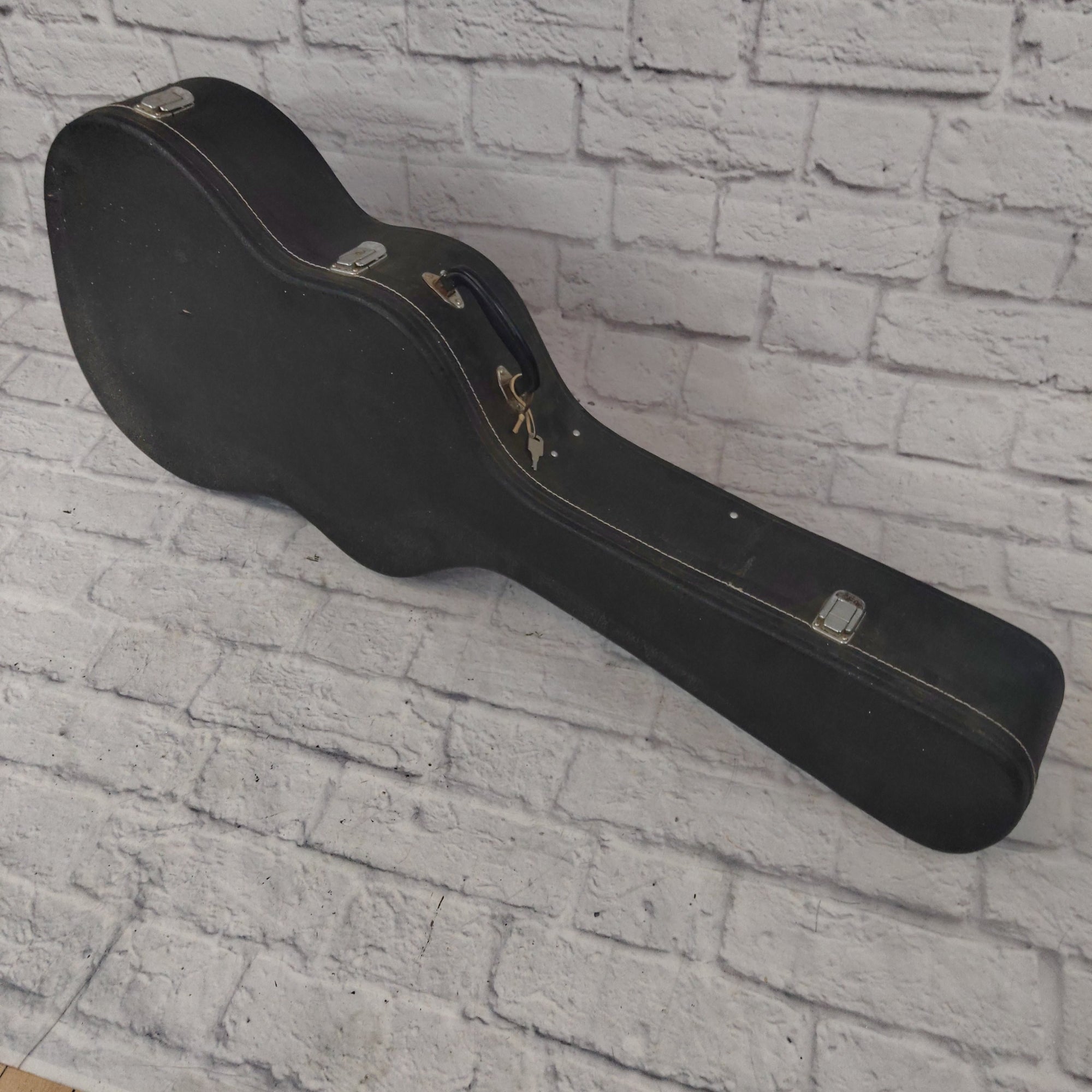 Unknown Acoustic Hard Case Orange Interior - Concert / Classical / Parlor