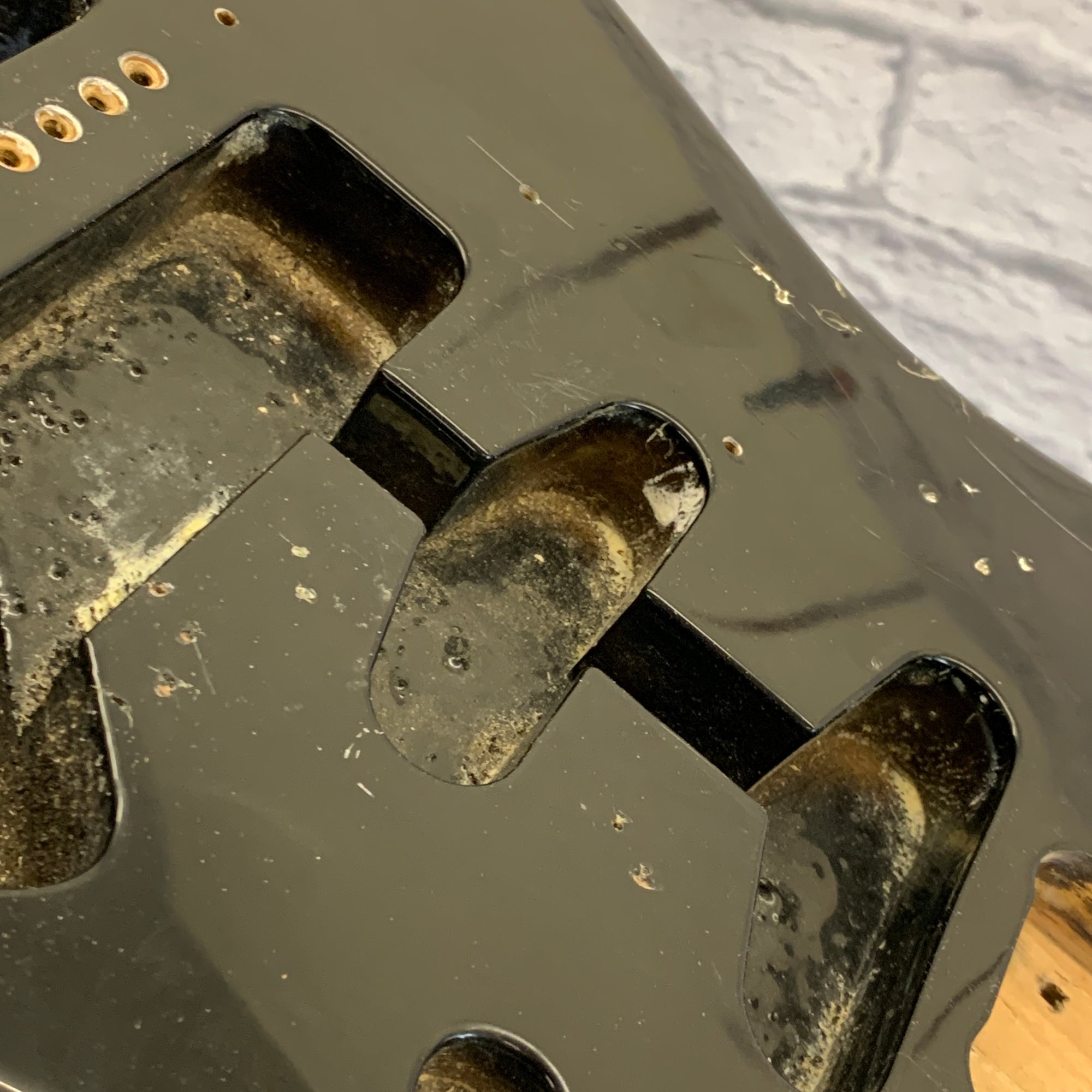 Project Electric Guitar Body Black