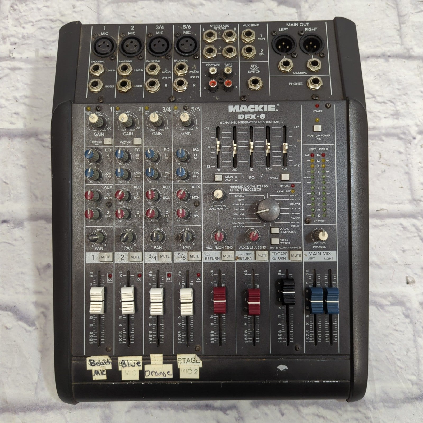 Mackie DFX6 6-Channel Mixer - Evolution Music