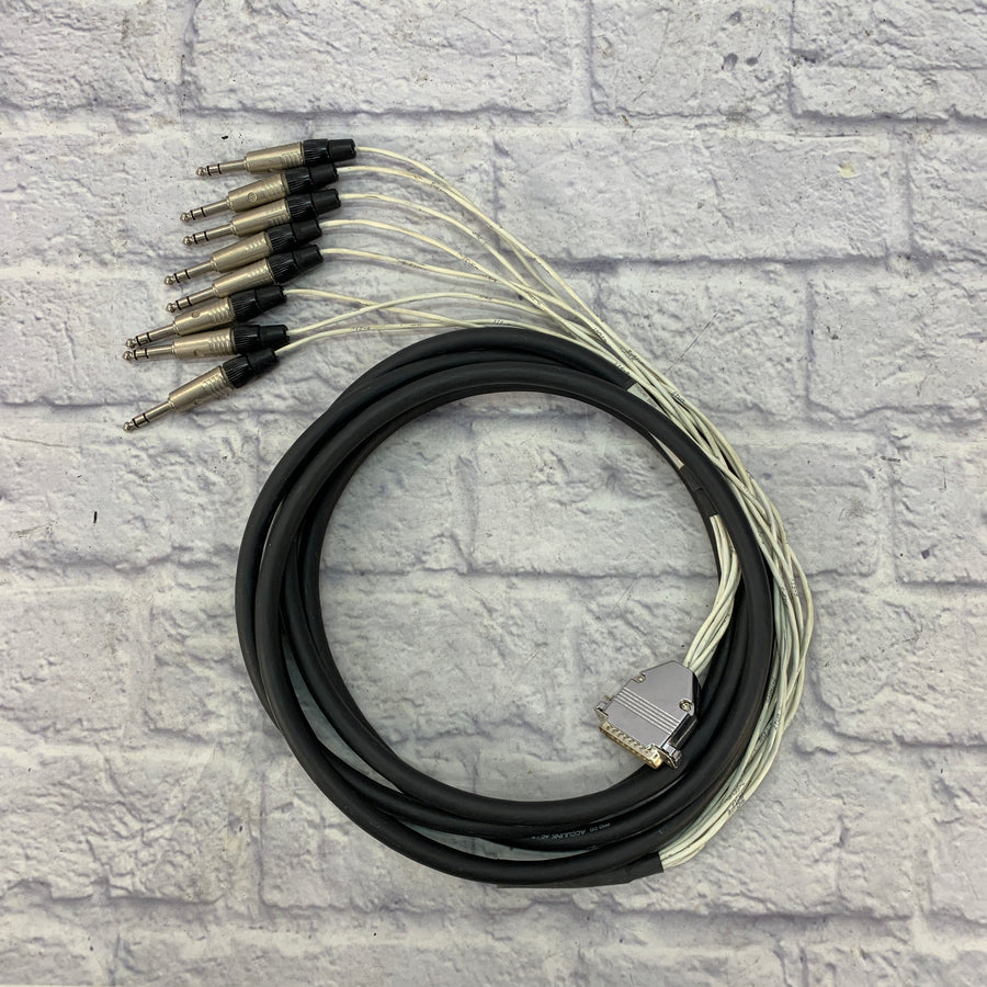 ProCo Acculink DB25 to 8x 1/4" TRS Snake